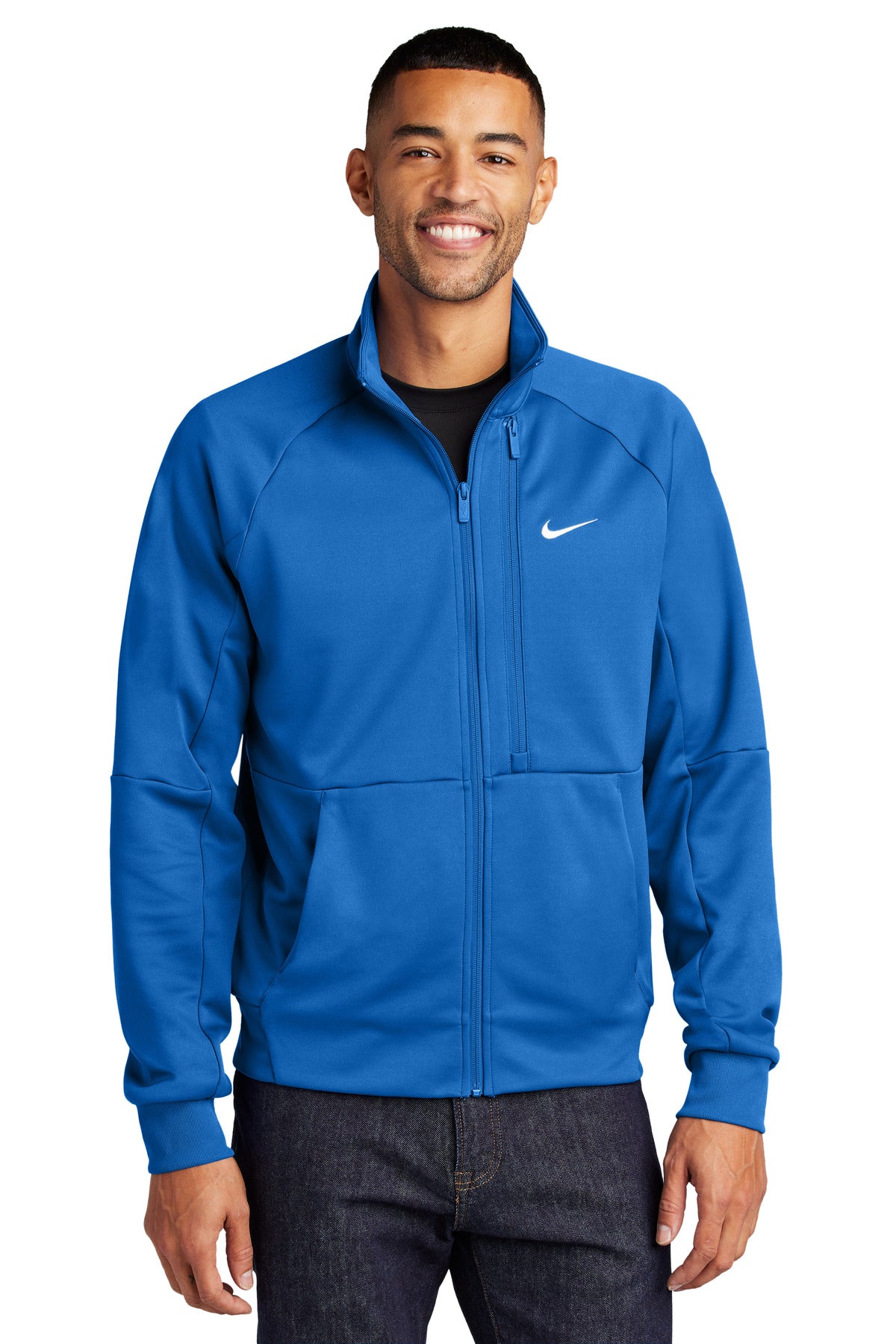 Custom Embroidery or DTF Print - Nike Full-Zip Chest Swoosh Jacket NKFD9891