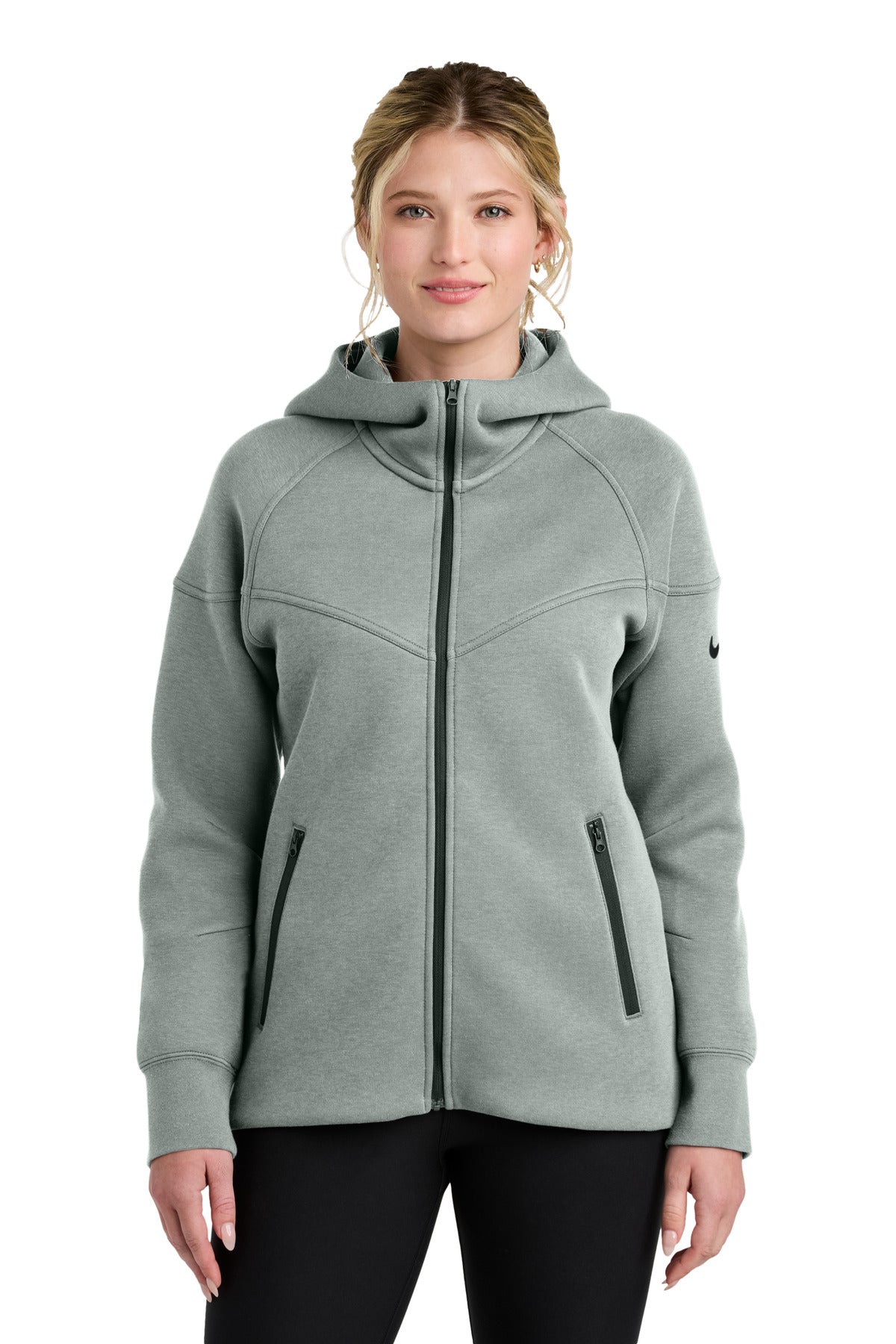 Custom Embroidery or DTF Print - Nike Women's Tech Fleece Full-Zip Hoodie NKFQ4798