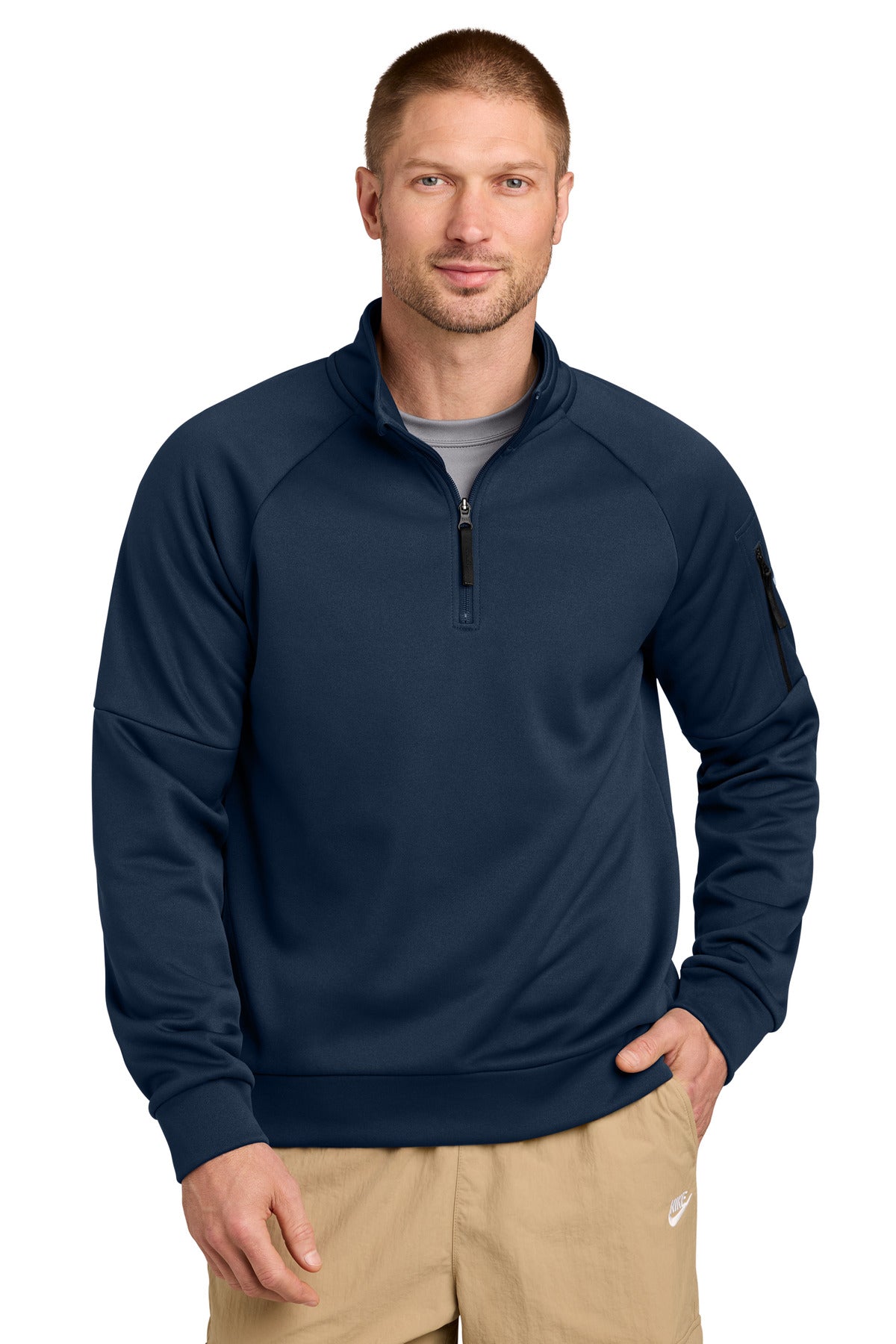Custom Embroidery or DTF Print - Nike Therma-FIT Pocket 1/4-Zip NKIO8125