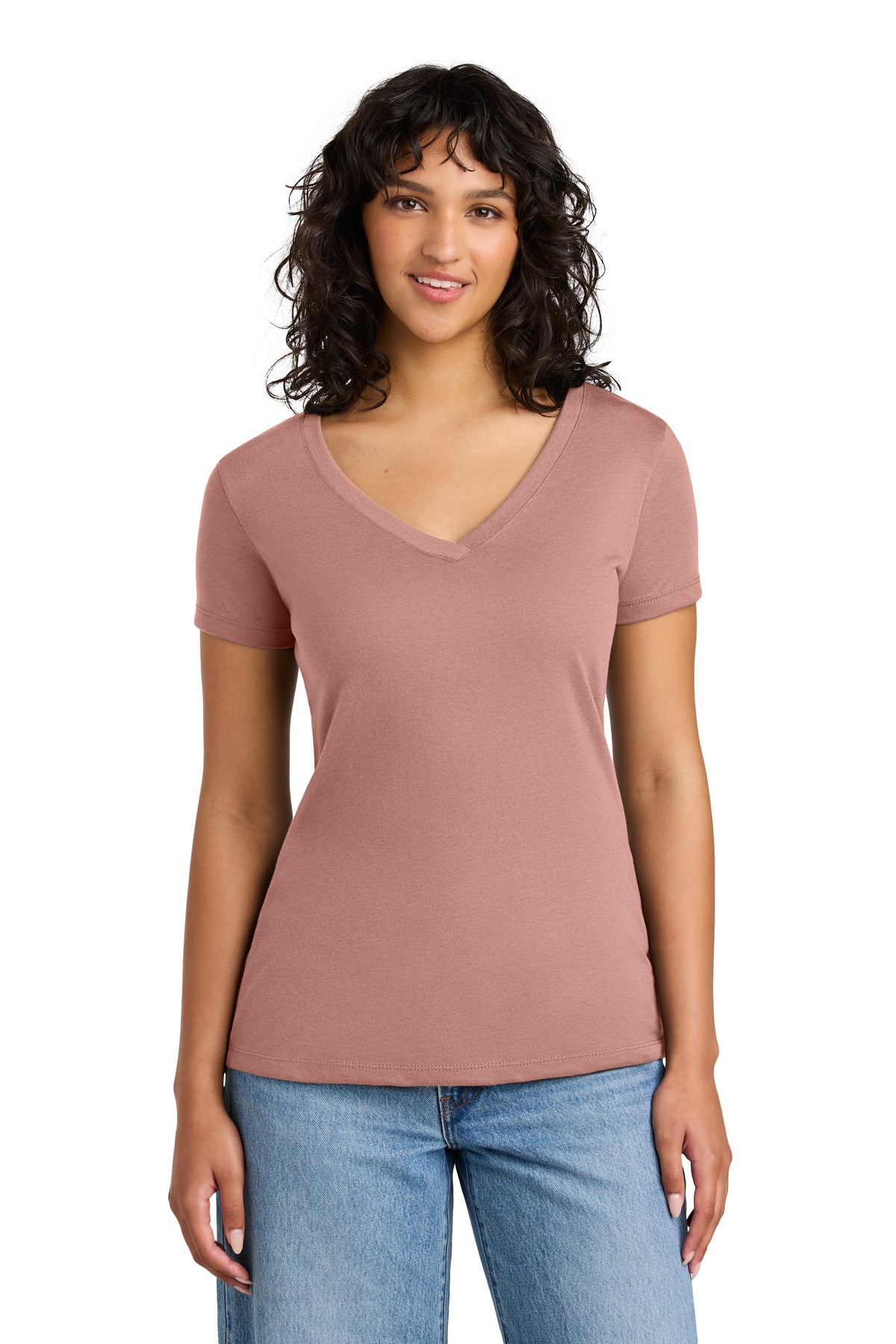 Custom Embroidery or DTF Print - Next Level Apparel ® Women's Ideal V-Neck Tee NL1540
