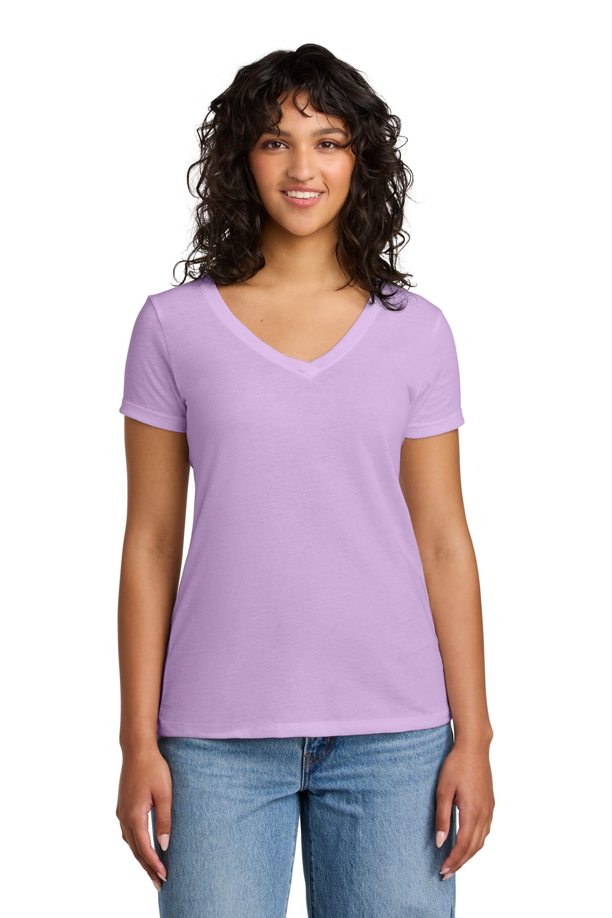 Custom Embroidery or DTF Print - Next Level Apparel ® Women's Ideal V-Neck Tee NL1540