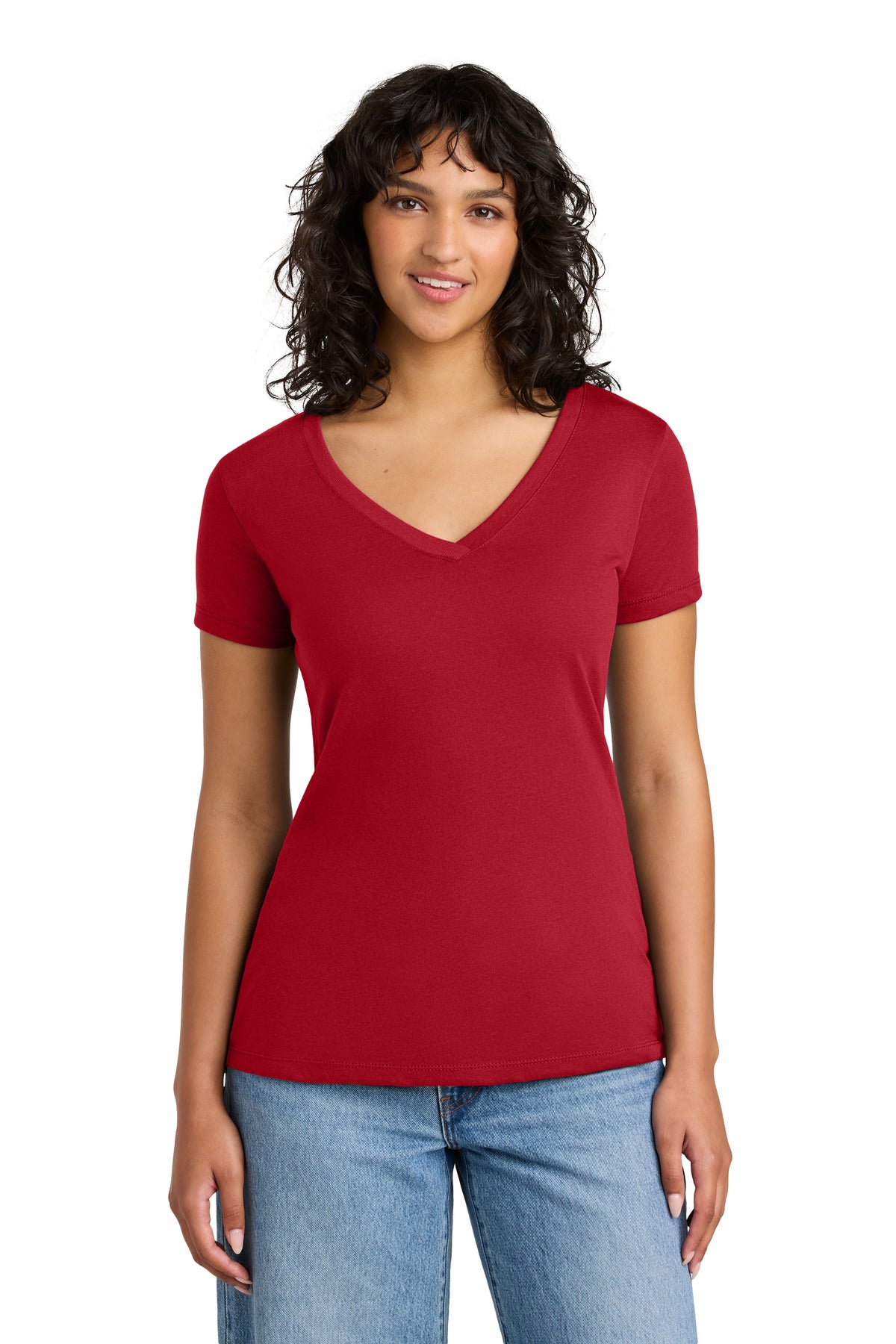 Custom Embroidery or DTF Print - Next Level Apparel ® Women's Ideal V-Neck Tee NL1540