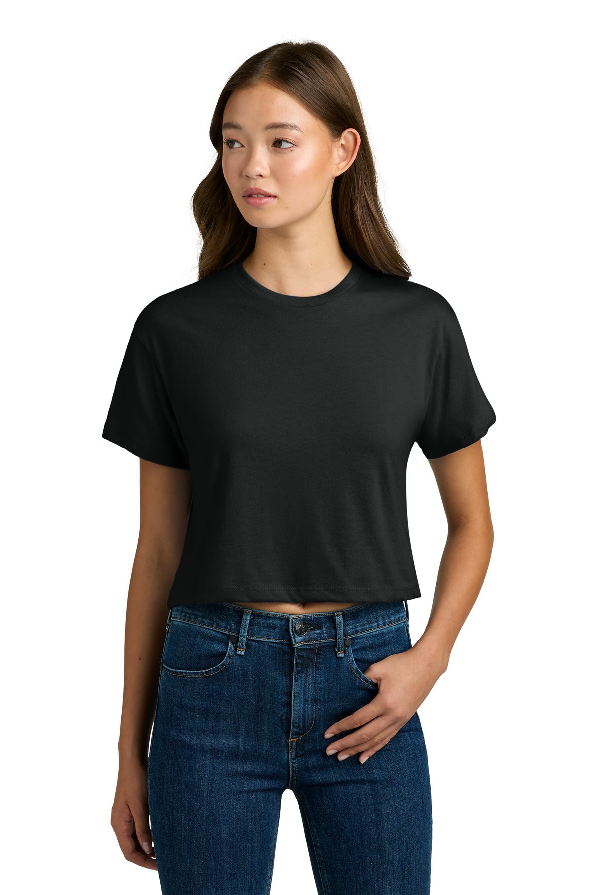 Custom Embroidery or DTF Print - Next Level Apparel ® Women's Ideal Crop Top NL1580