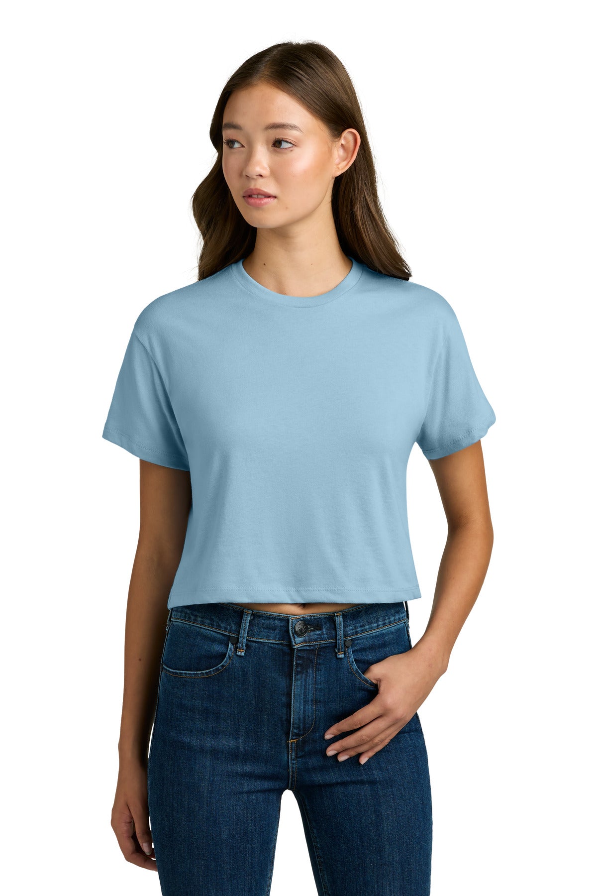 Custom Embroidery or DTF Print - Next Level Apparel ® Women's Ideal Crop Top NL1580
