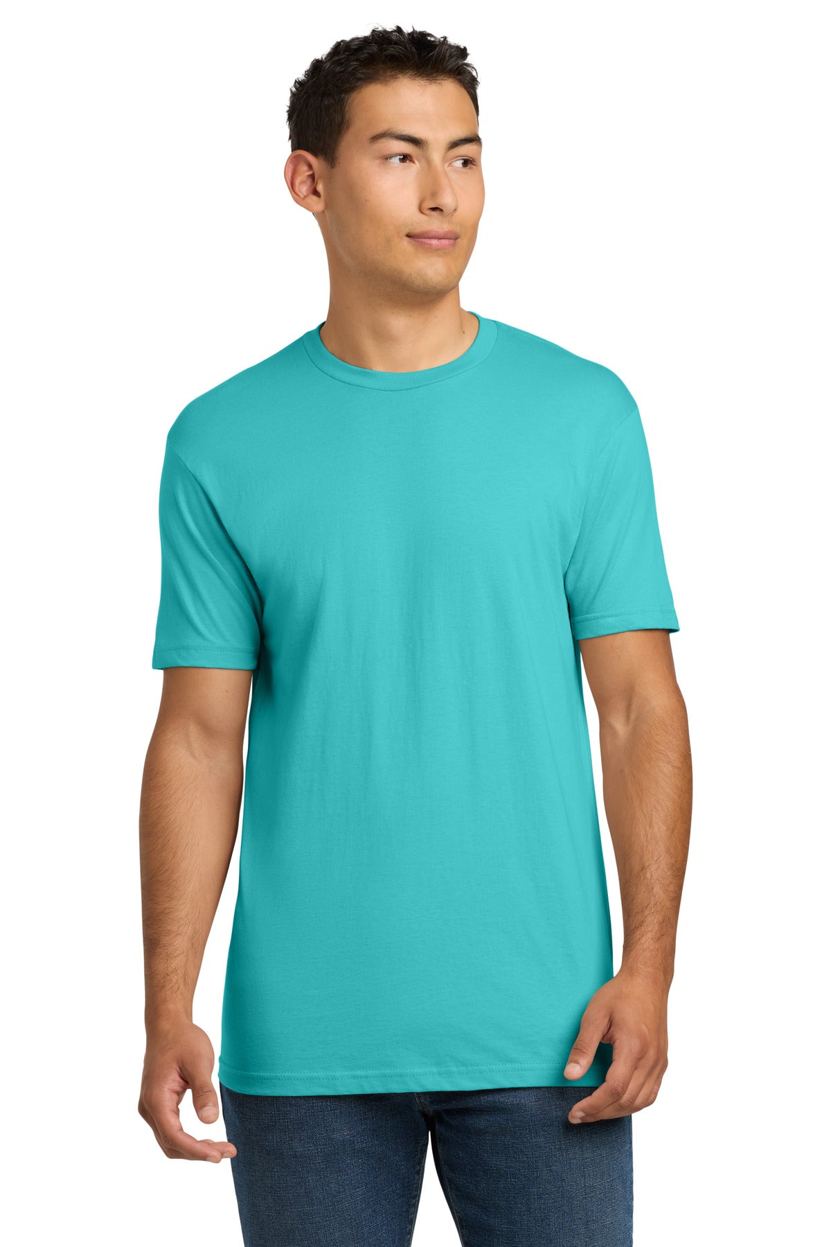 Custom Embroidered or DTF Printed - Next Level Apparel® Adult Cotton Tee. NL3600