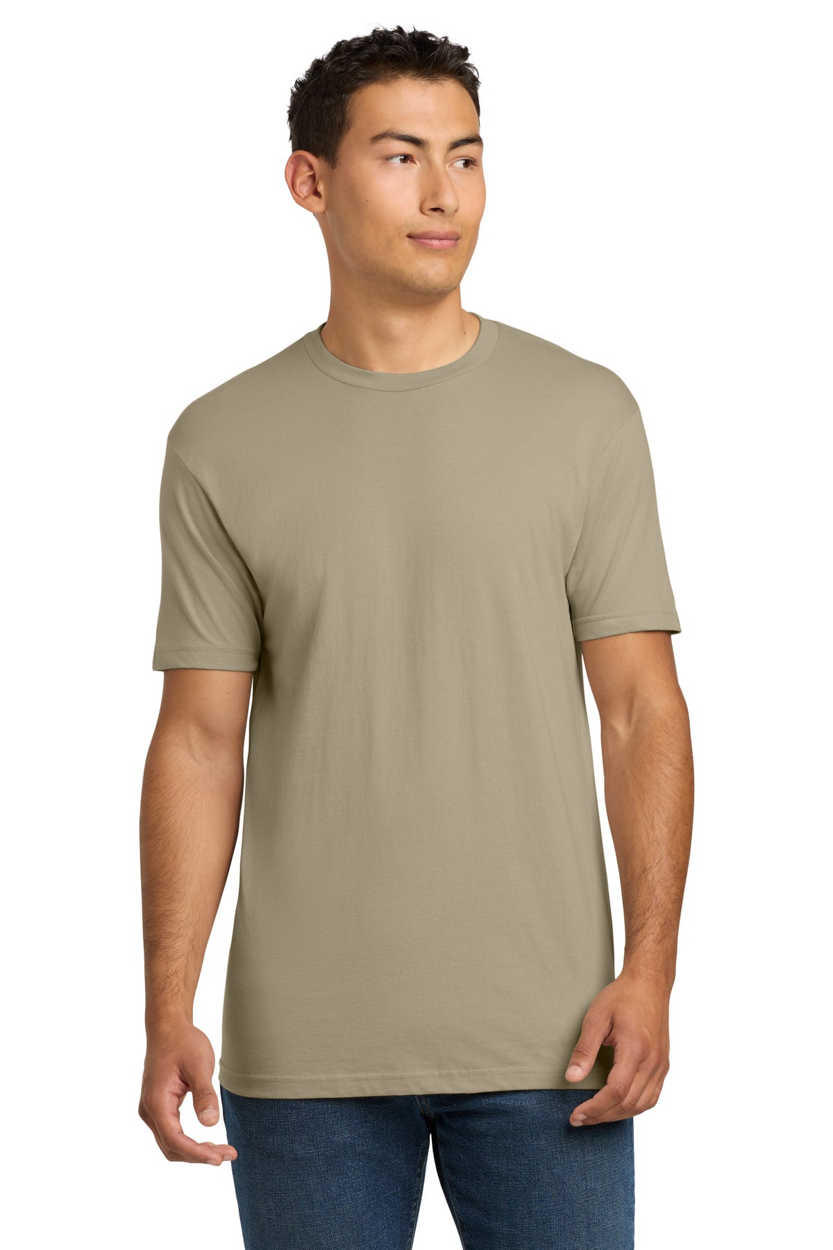 Custom Embroidered or DTF Printed - Next Level Apparel® Adult Cotton Tee. NL3600