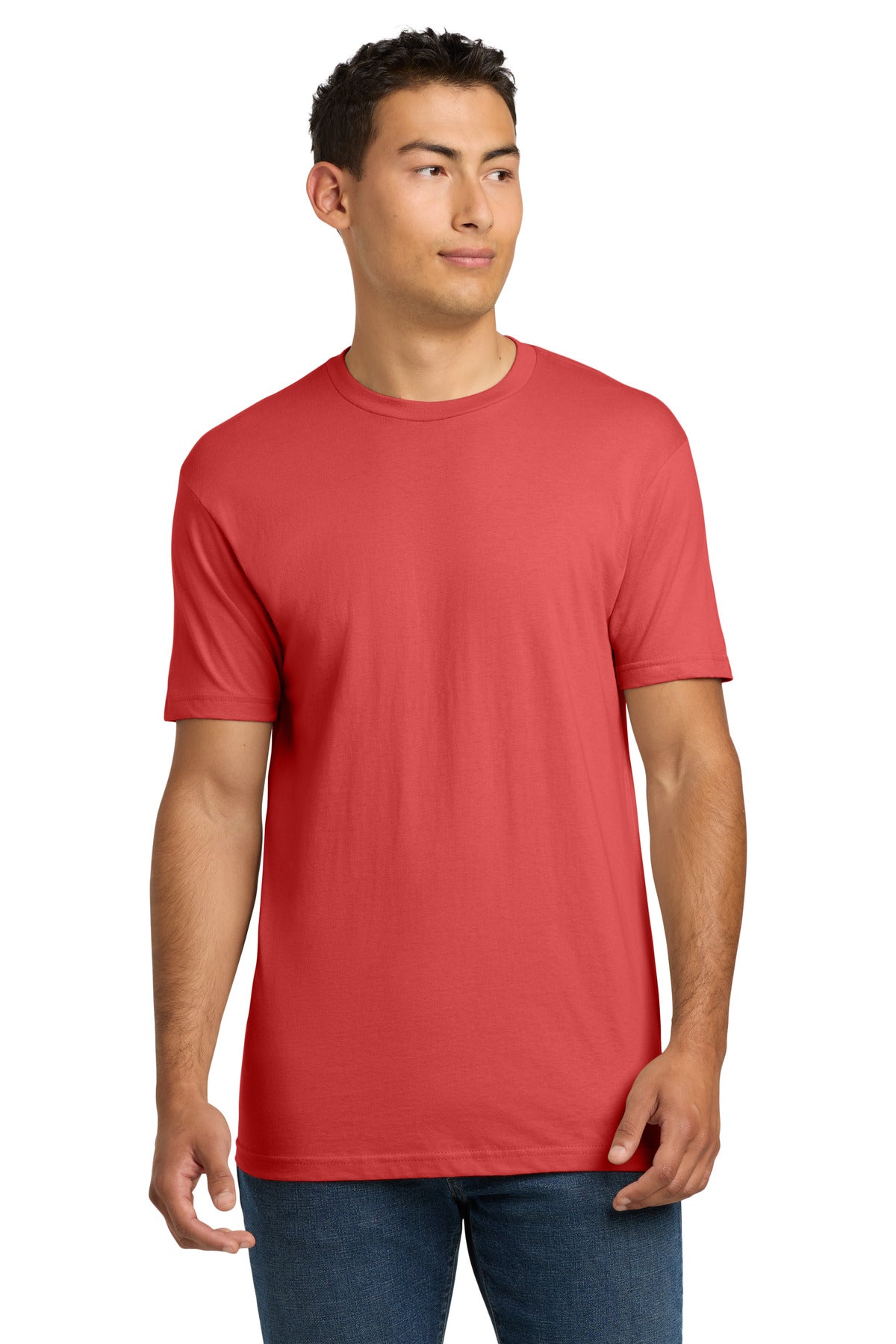 Custom Embroidered or DTF Printed - Next Level Apparel® Adult Cotton Tee. NL3600
