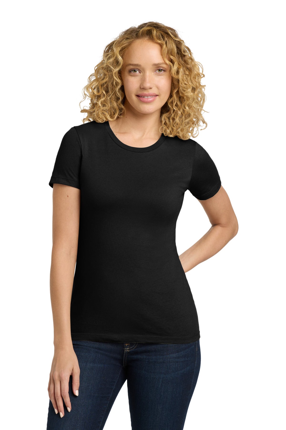 Custom Embroidery or DTF Print - Next Level Apparel ® Women's Cotton Tee. NL3900