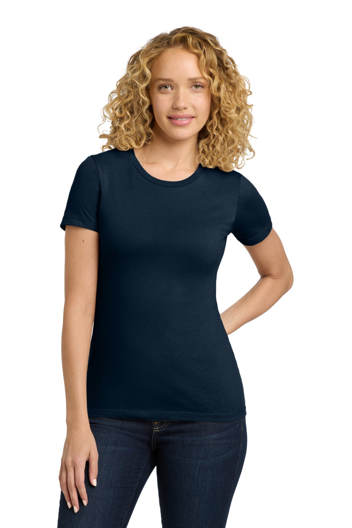 Custom Embroidery or DTF Print - Next Level Apparel ® Women's Cotton Tee. NL3900