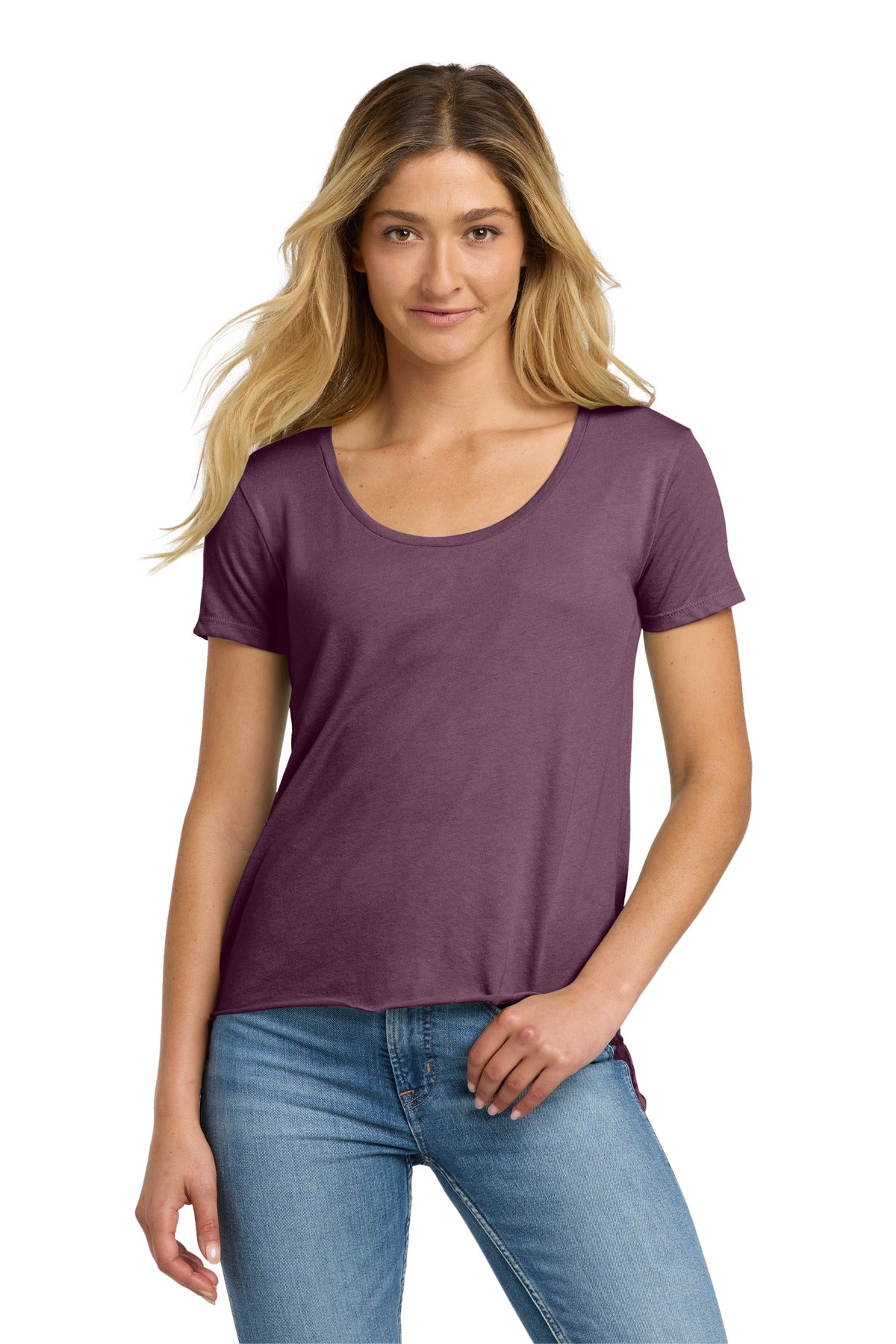 Custom Embroidery or DTF Print - Next Level Apparel ® Women's Festival Scoop Neck Tee. NL5030