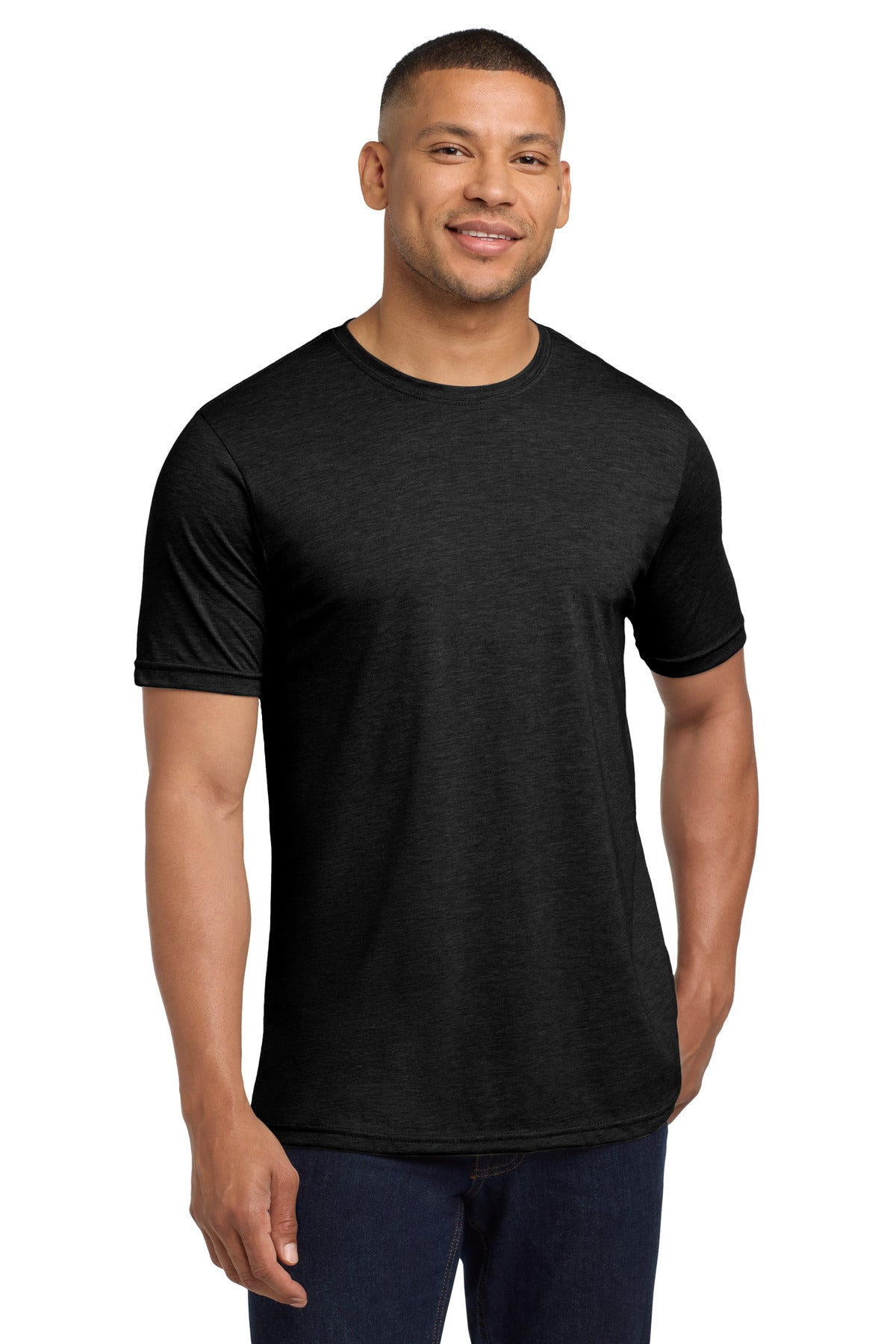 Custom Embroidery or DTF Print - Next Level Apparel ® Adult Poly/Cotton Tee. NL6200