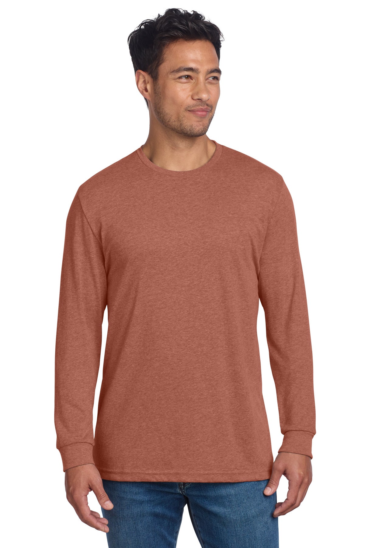 Custom Embroidery or DTF Print - Next Level Apparel ® Adult CVC Long Sleeve Tee NL6211