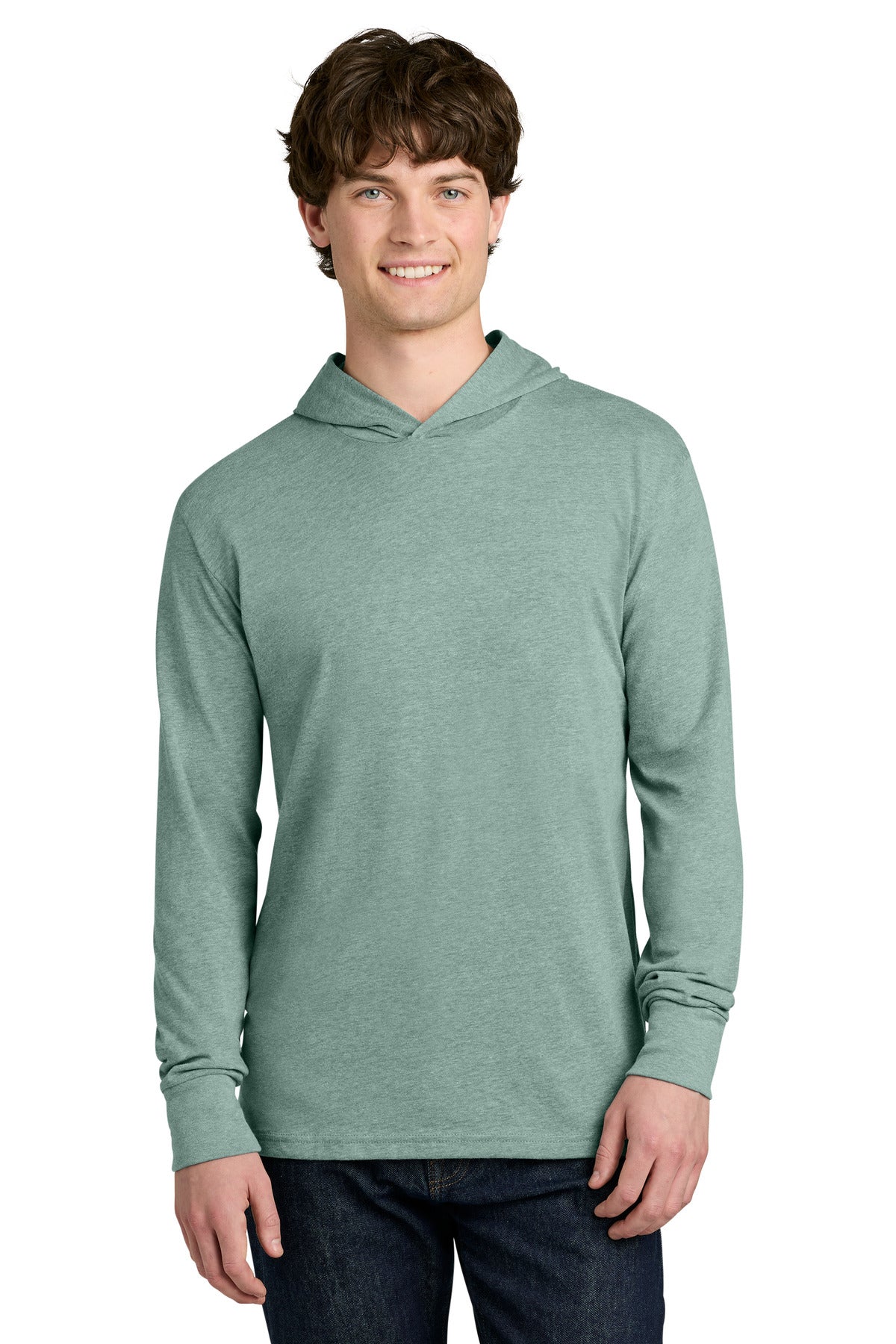 Custom Embroidery or DTF Print - Next Level Apparel ® CVC Long Sleeve Hoodie NL6221