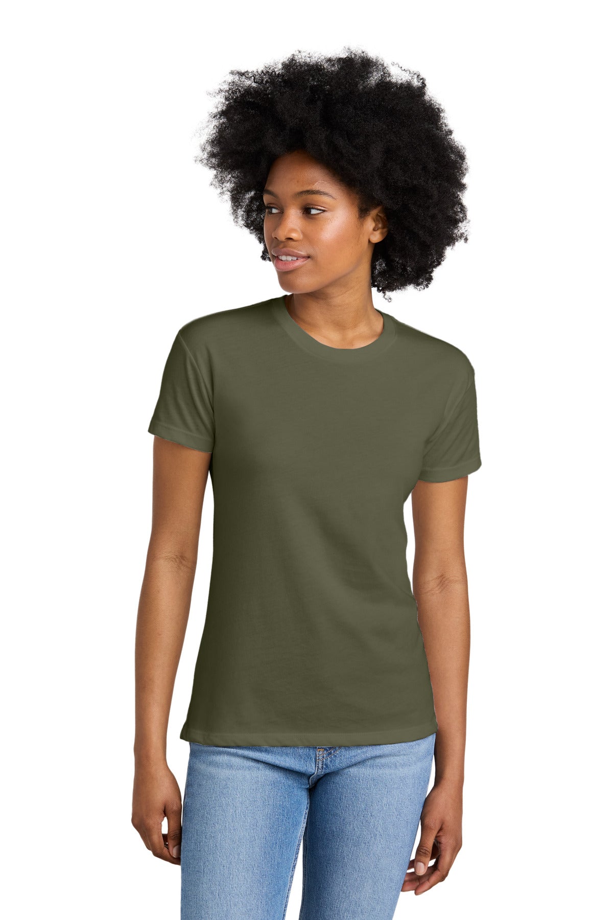 Custom Embroidery or DTF Print - Next Level Apparel ® Women's CVC Relaxed Tee NL6600