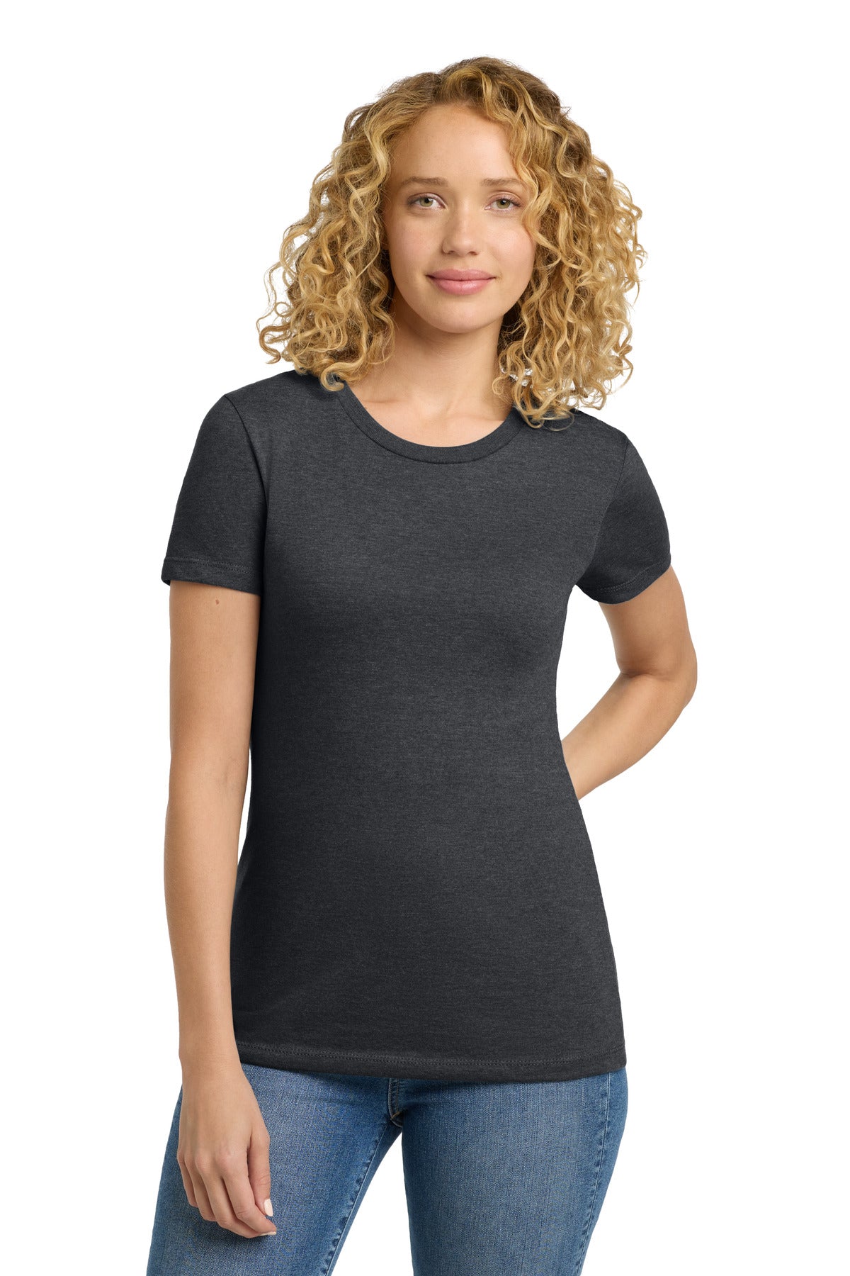 Custom Embroidery or DTF Print - Next Level Apparel ® Women's CVC Tee. NL6610