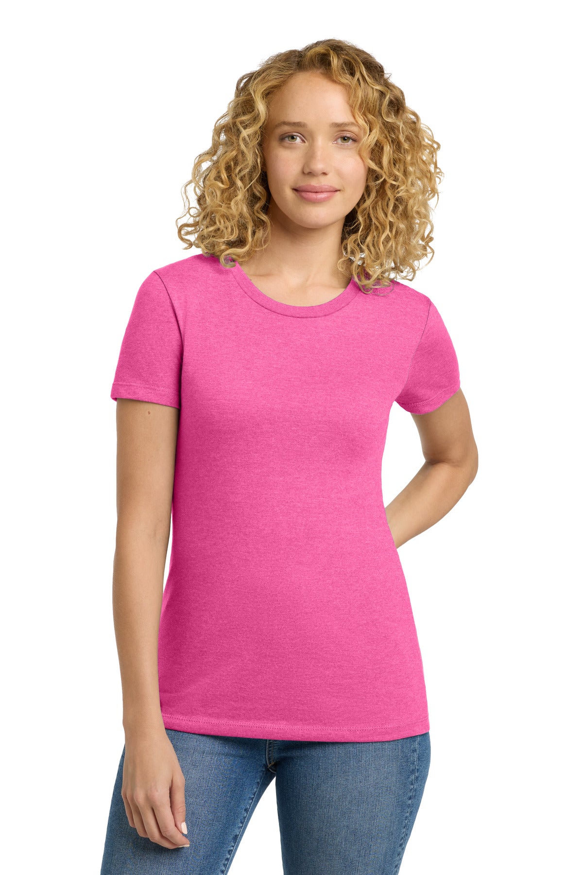 Custom Embroidery or DTF Print - Next Level Apparel ® Women's CVC Tee. NL6610