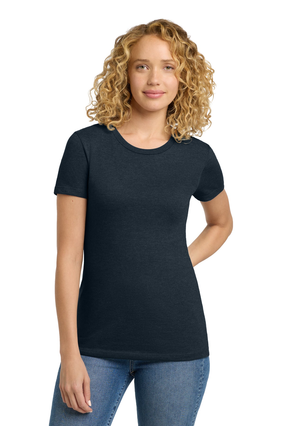 Custom Embroidery or DTF Print - Next Level Apparel ® Women's CVC Tee. NL6610