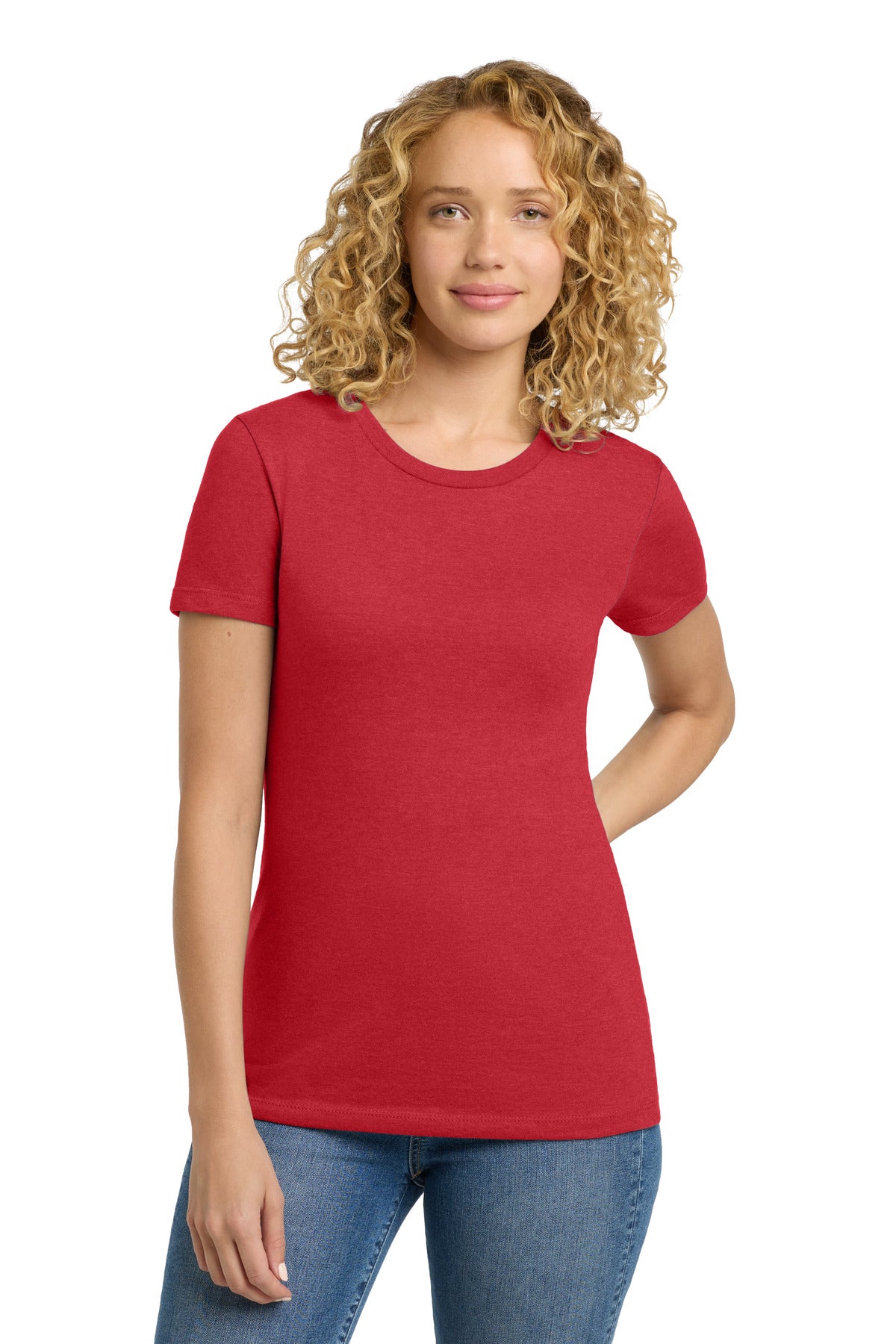 Custom Embroidery or DTF Print - Next Level Apparel ® Women's CVC Tee. NL6610
