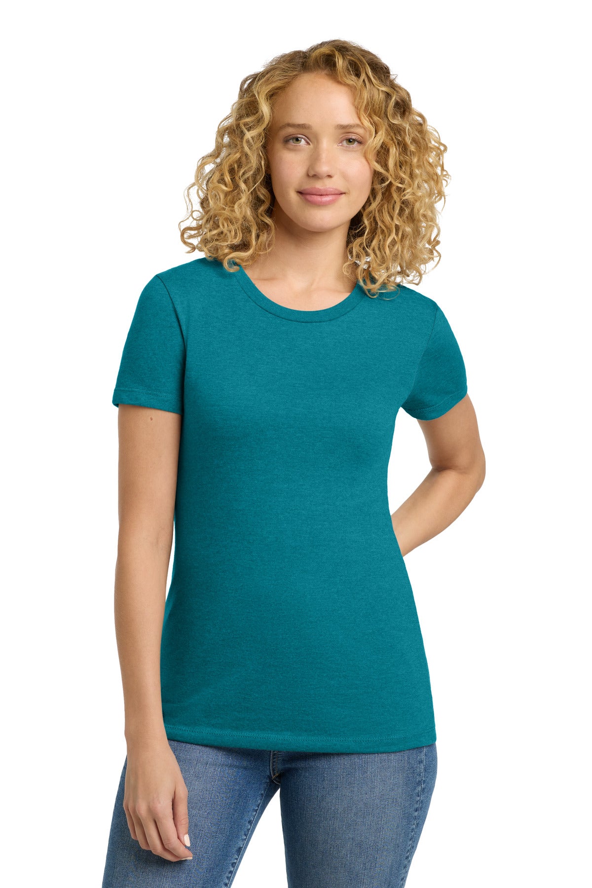 Custom Embroidery or DTF Print - Next Level Apparel ® Women's CVC Tee. NL6610