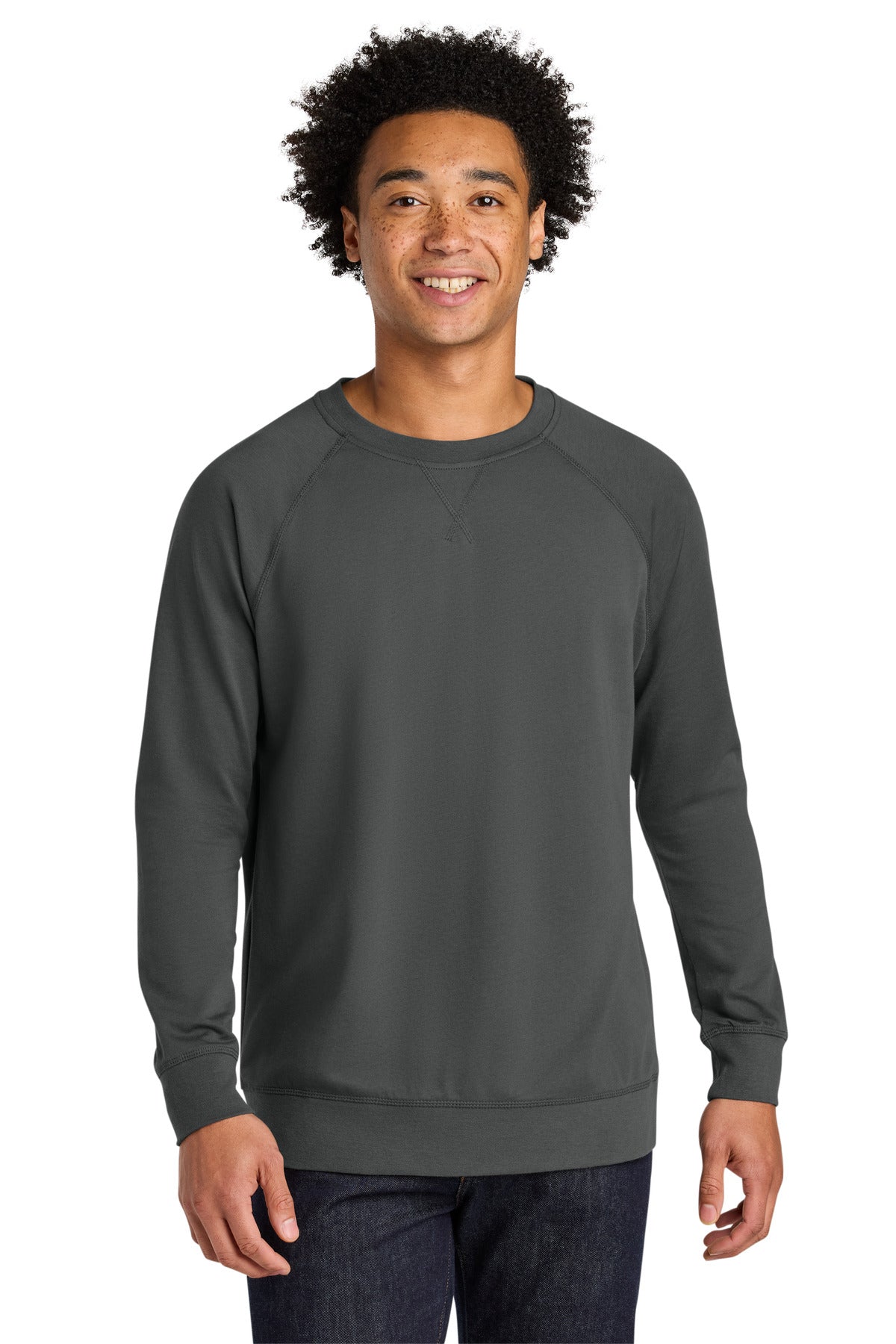 Custom Embroidery or DTF Print - Next Level Apparel ® Laguna Raglan Sweatshirt NL9000