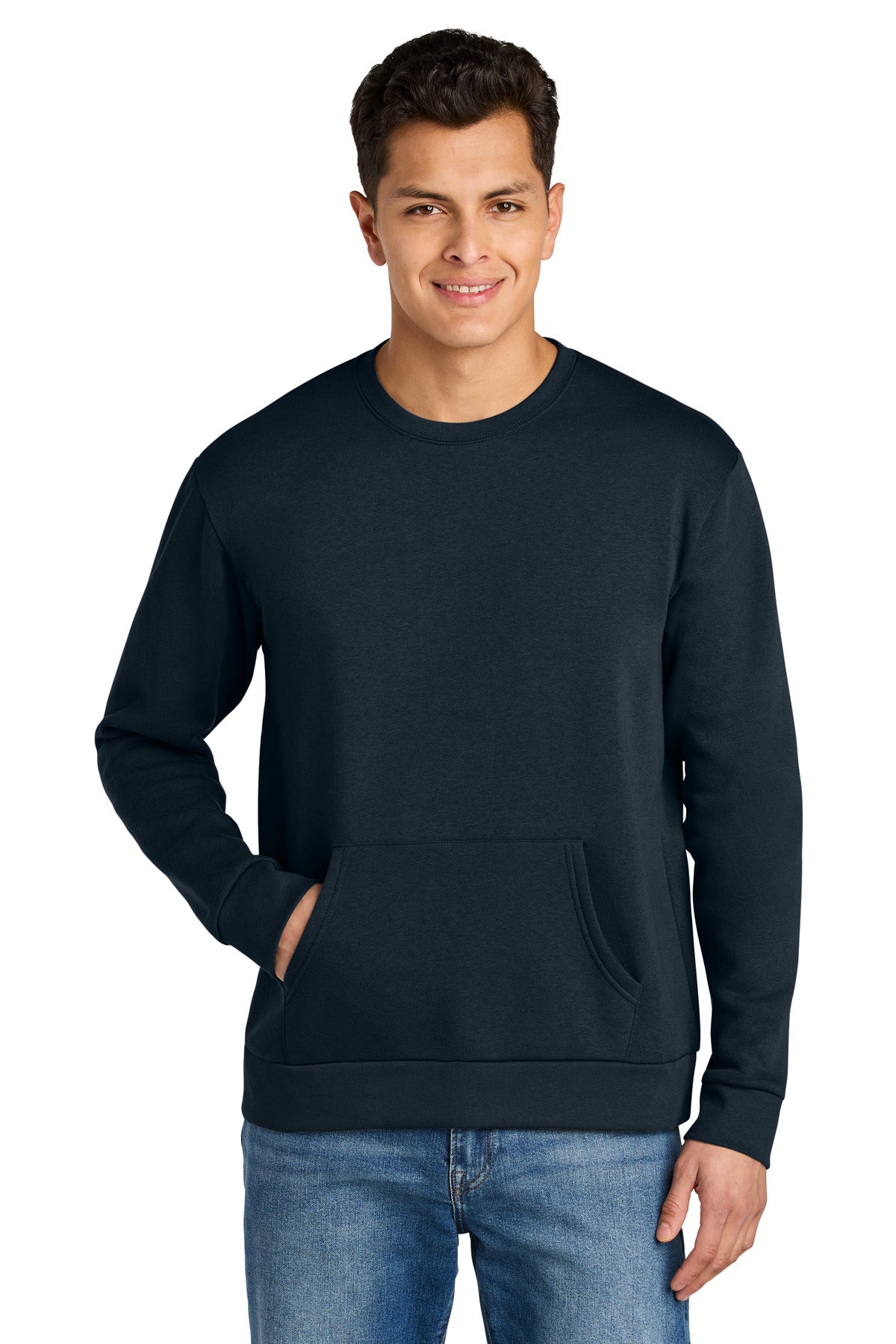 Custom Embroidery or DTF Print - Next Level Apparel ® Santa Barbara Pocket Sweatshirt NL9001