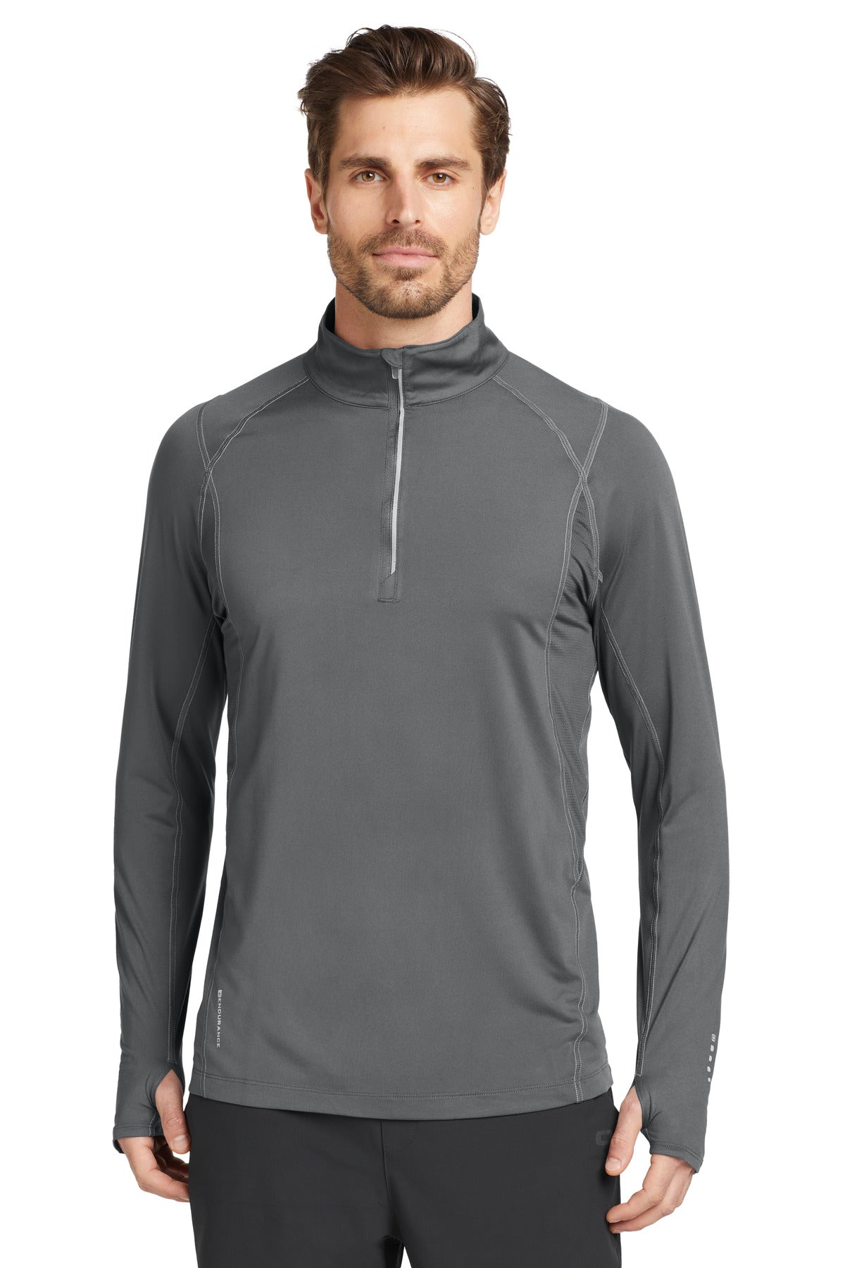 Custom Embroidered or DTF Print on OGIO ® Nexus 1/4-Zip Pullover. OE335