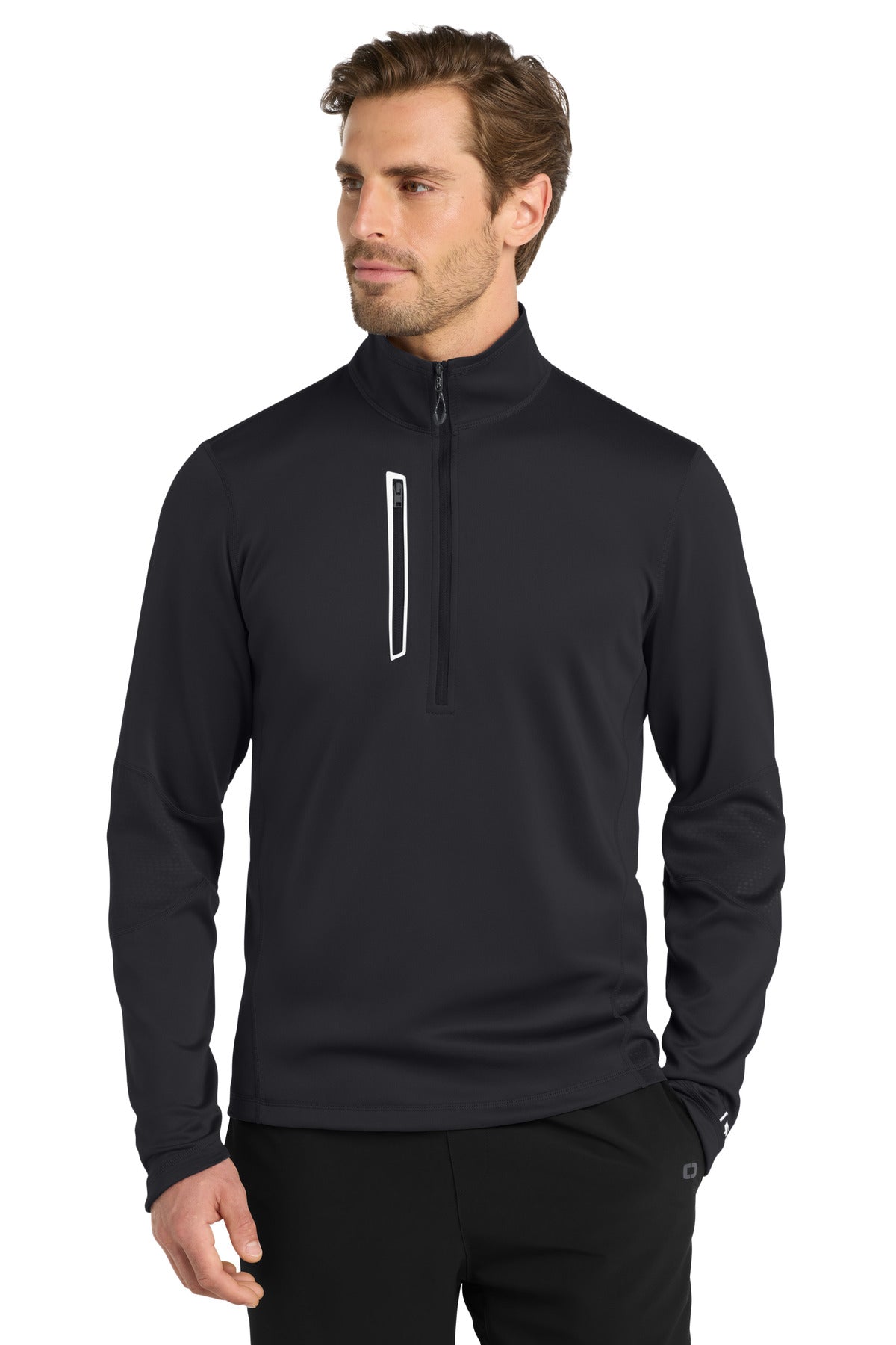 Custom Embroidered or DTF Print on OGIO ® Fulcrum 1/4-Zip. OE701