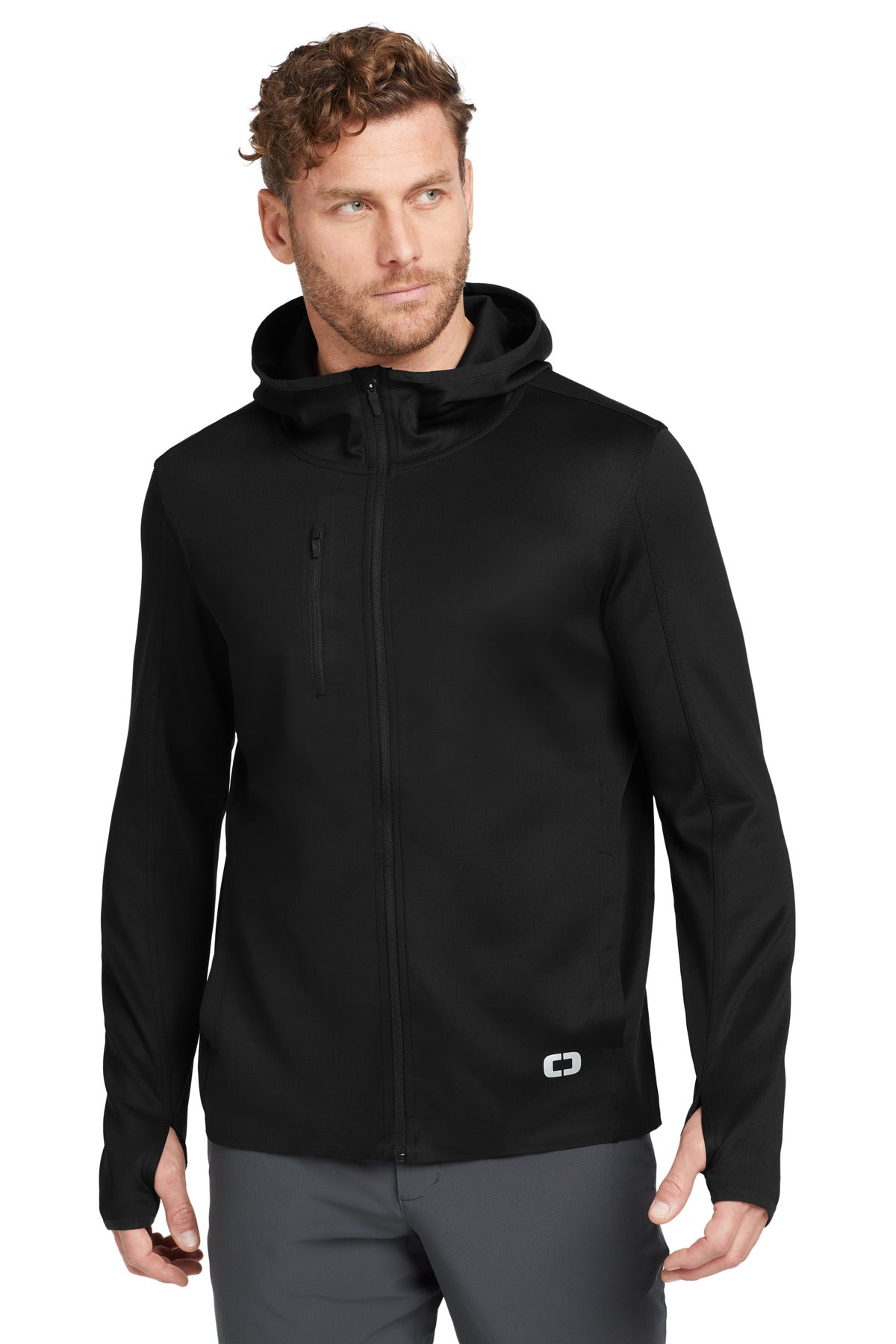 Custom Embroidered or DTF Print on OGIO ® Stealth Full-Zip Jacket. OE728