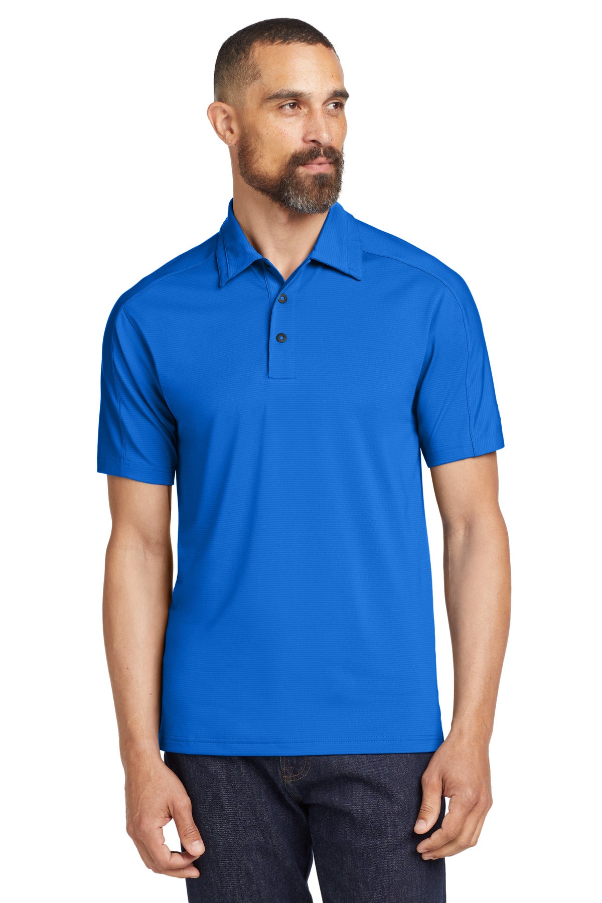 Custom Embroidered or DTF Print on OGIO ® Linear Polo. OG1030