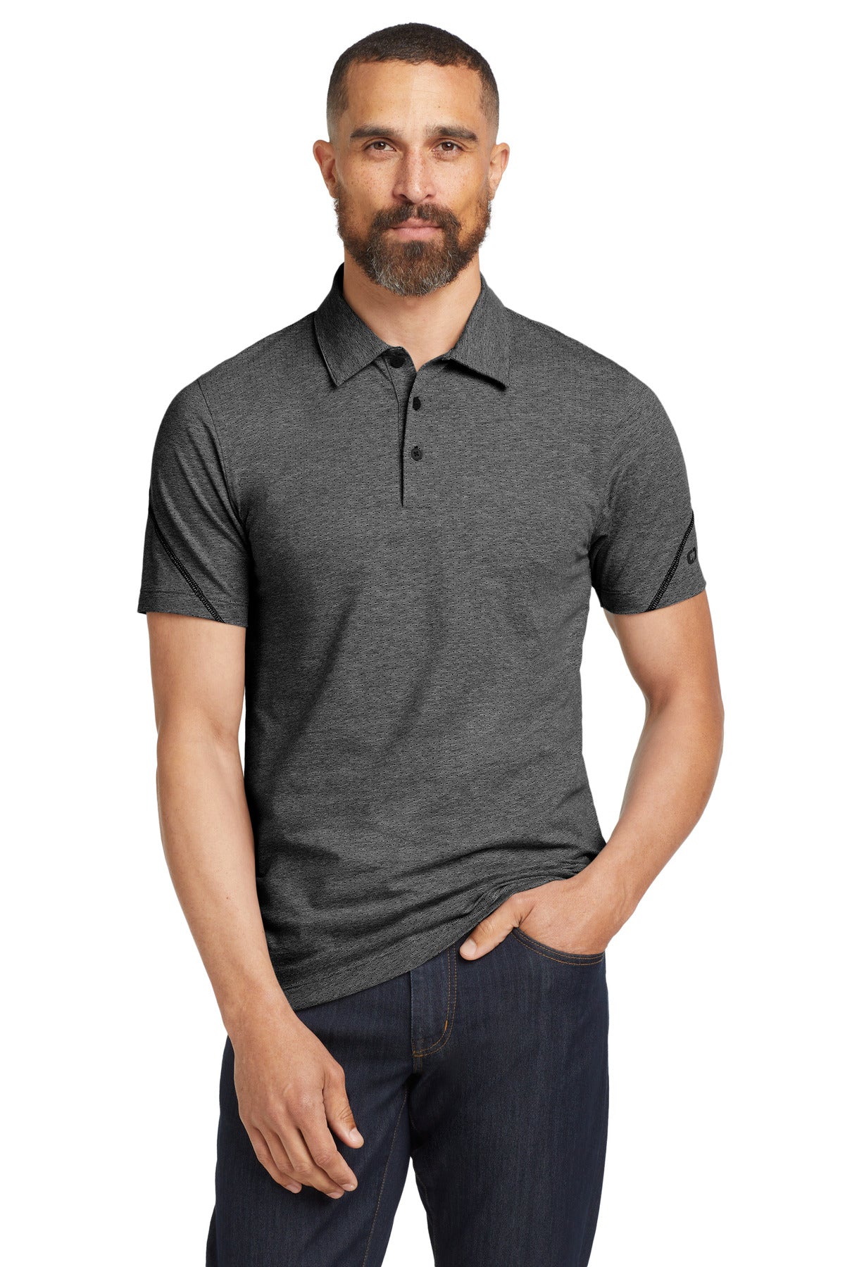 Custom Embroidered or DTF Print on OGIO ® Tread Polo. OG135