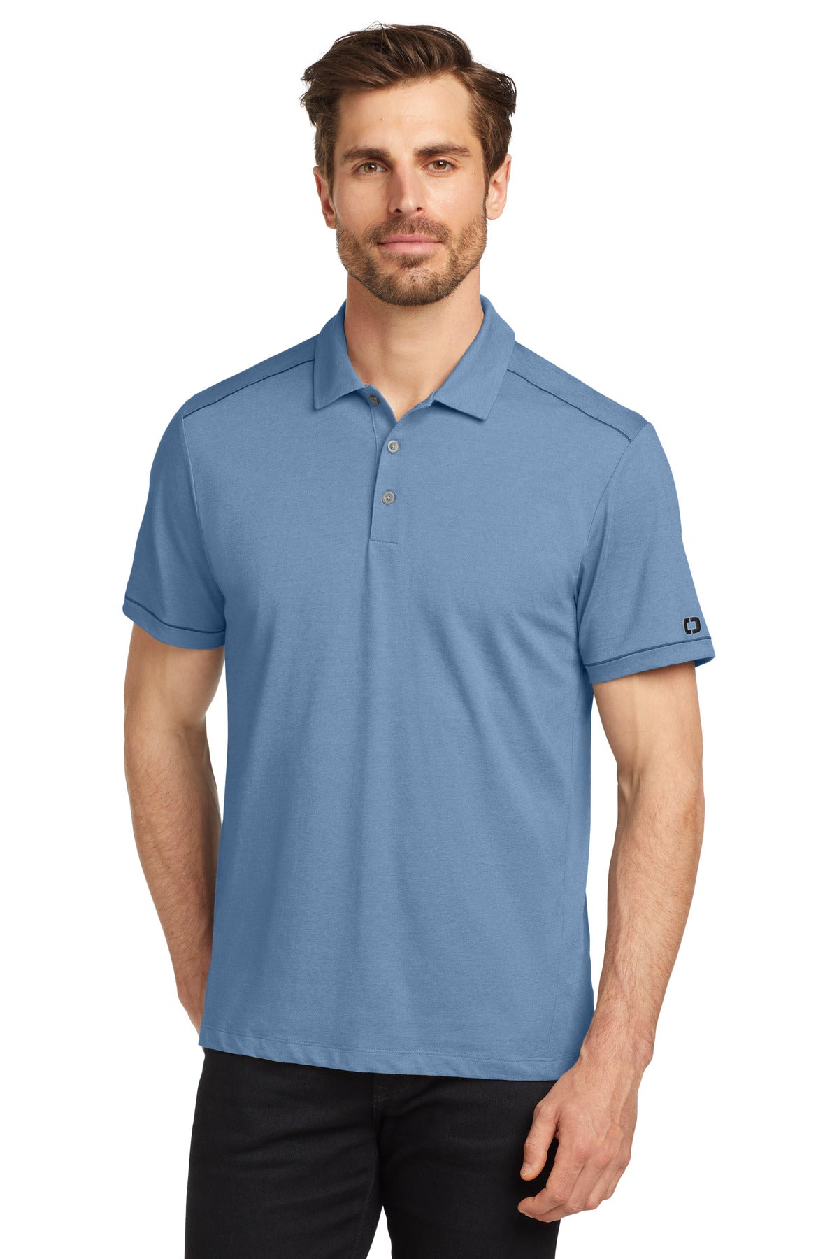Custom Embroidered or DTF Print on OGIO ® Code Stretch Polo. OG146