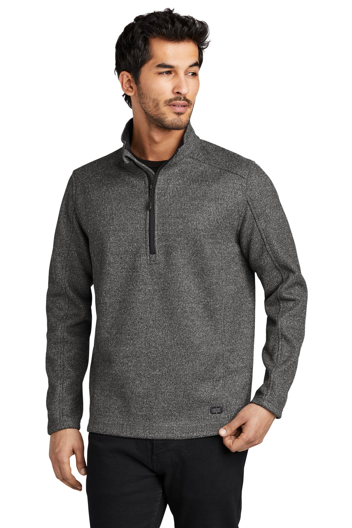 Custom Embroidered or DTF Print on OGIO ® Grit Fleece 1/2-Zip OG729