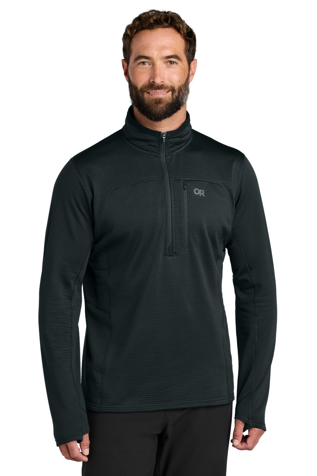 Custom Embroidery or DTF Print - LIMITED EDITION Outdoor Research ® Tech Grid 1/4-Zip Fleece OR322267