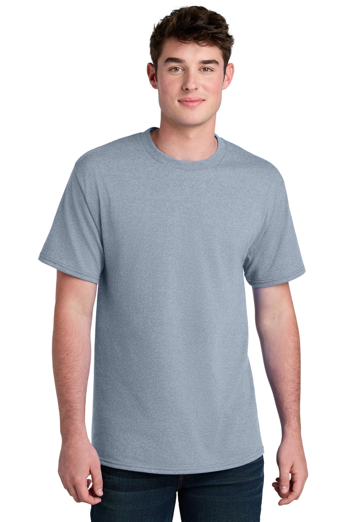 Custom Embroidery or DTF Print - Port & Co ® Core Blend Recycled Tee PC01