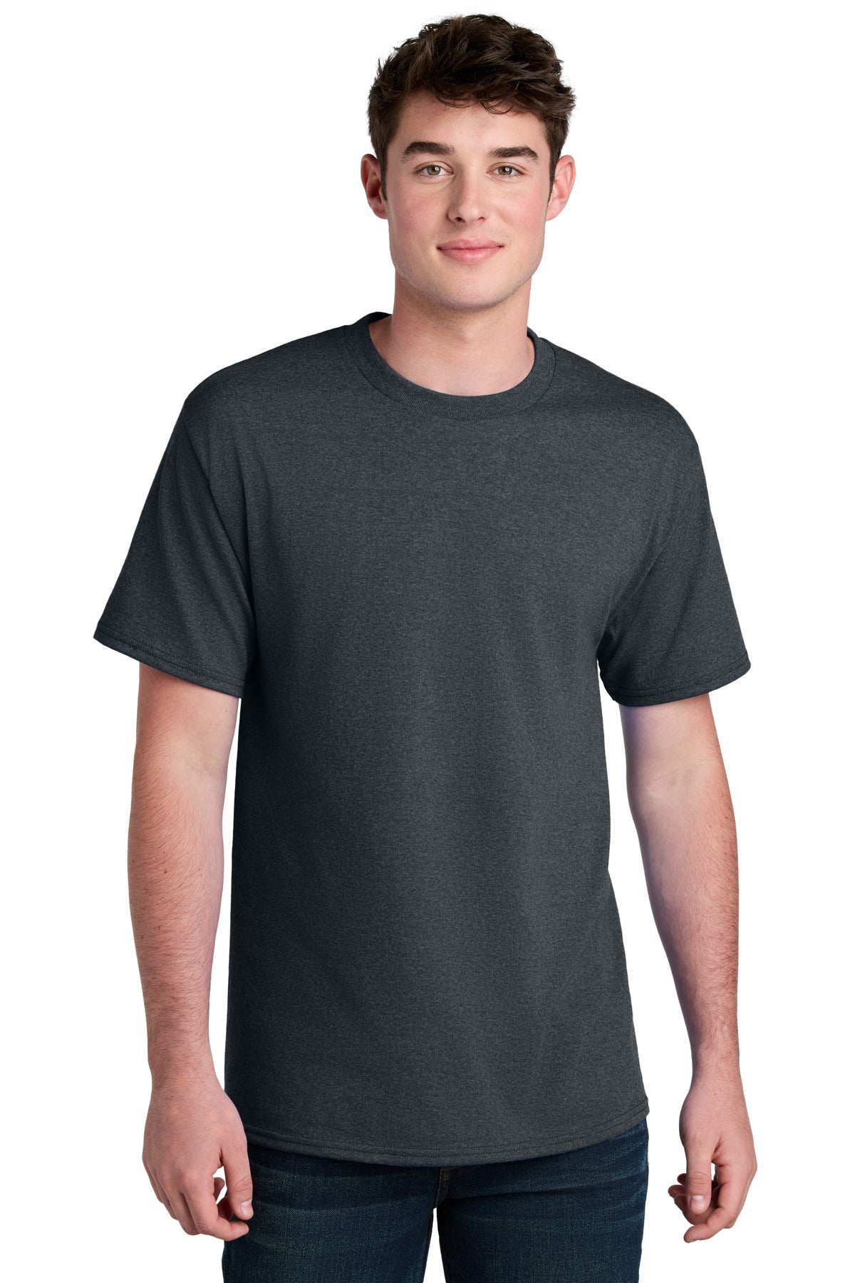 Custom Embroidery or DTF Print - Port & Co ® Core Blend Recycled Tee PC01