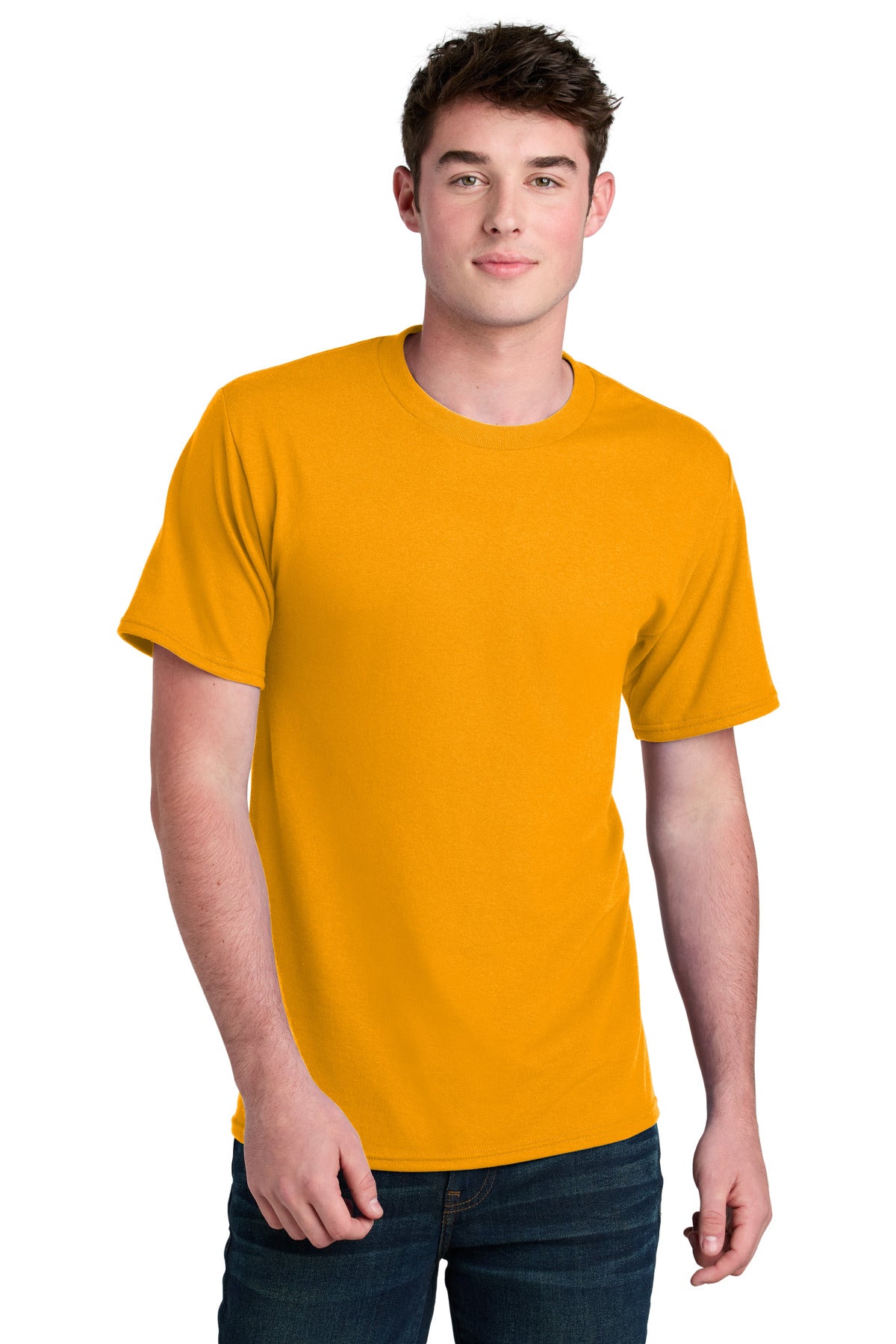 Custom Embroidery or DTF Print - Port & Co ® Core Blend Recycled Tee PC01