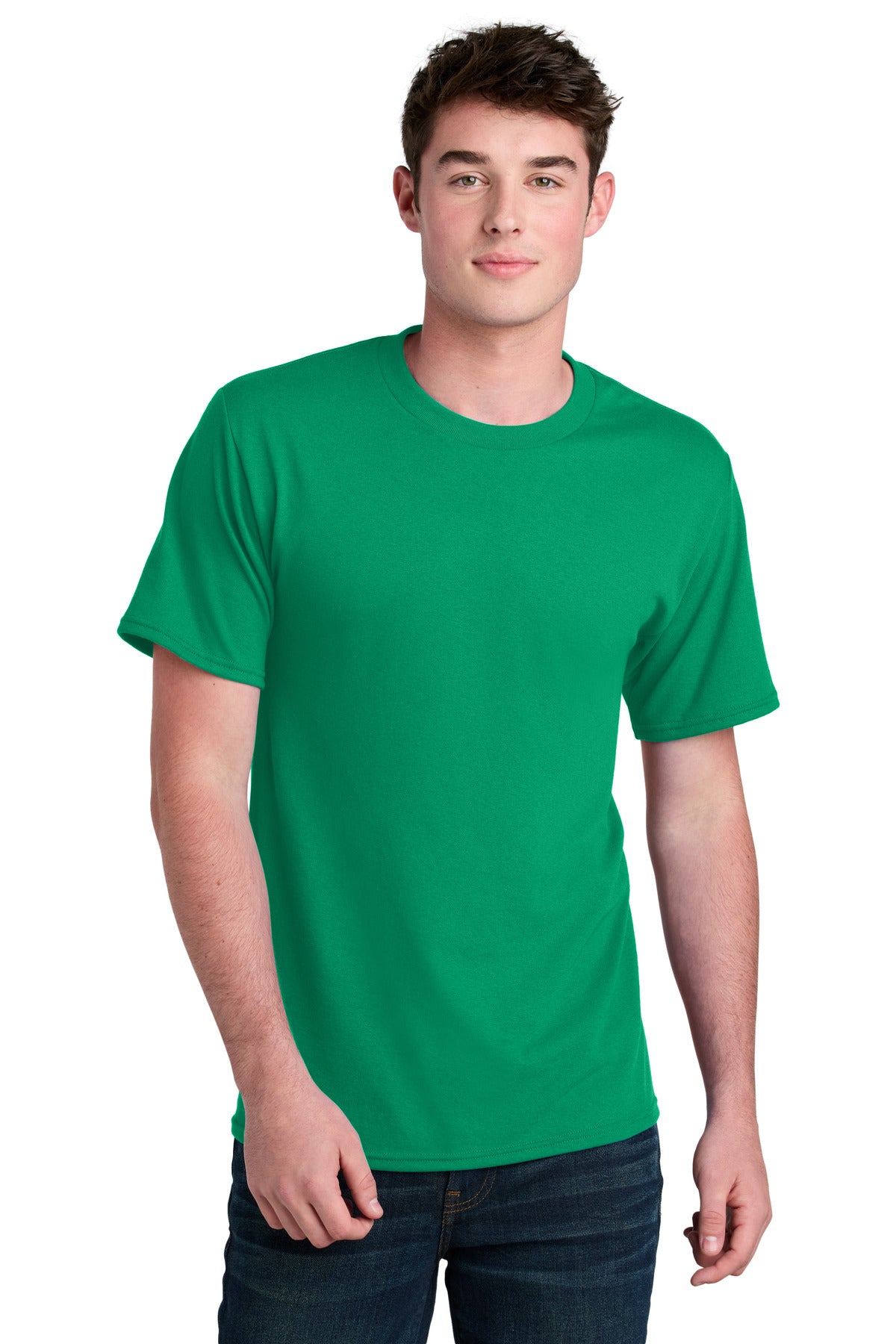 Custom Embroidery or DTF Print - Port & Co ® Core Blend Recycled Tee PC01