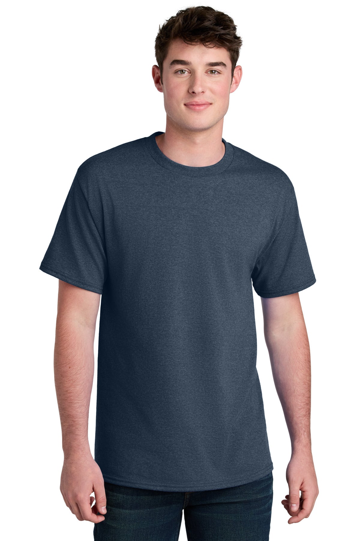 Custom Embroidery or DTF Print - Port & Co ® Core Blend Recycled Tee PC01