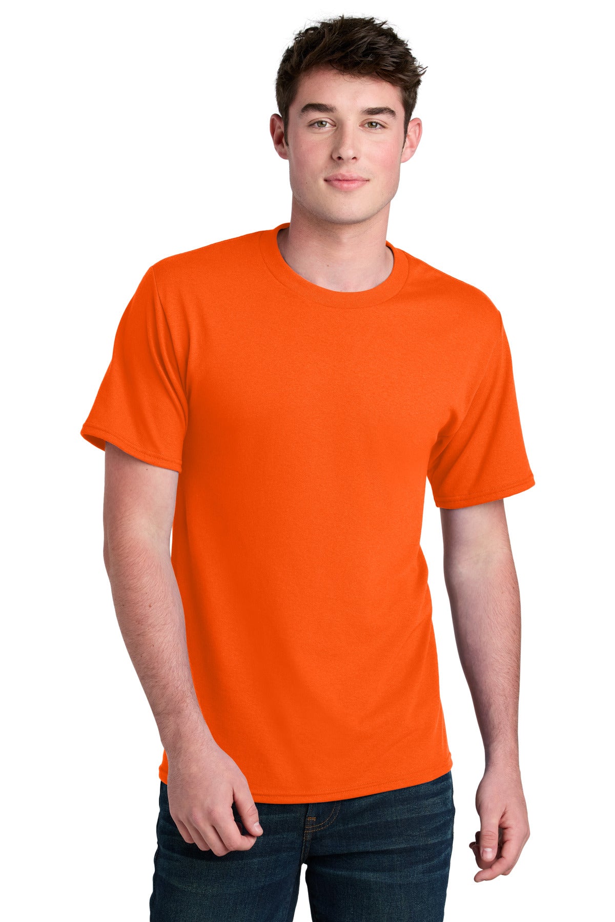 Custom Embroidery or DTF Print - Port & Co ® Core Blend Recycled Tee PC01