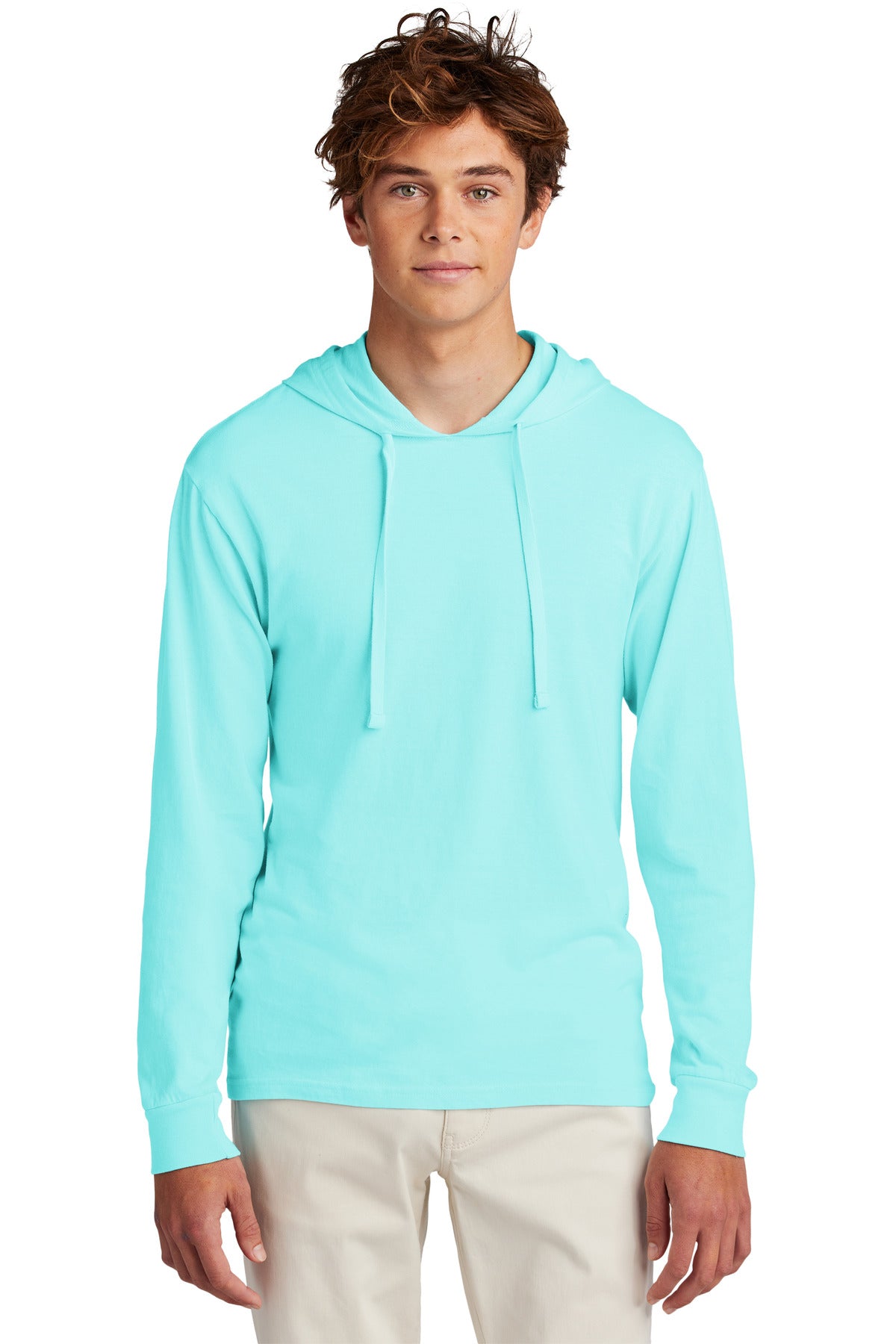 Custom Embroidery or DTF Print - Port & Co ™ Beach Wash ® Garment-Dyed Pullover Hooded Tee PC099H