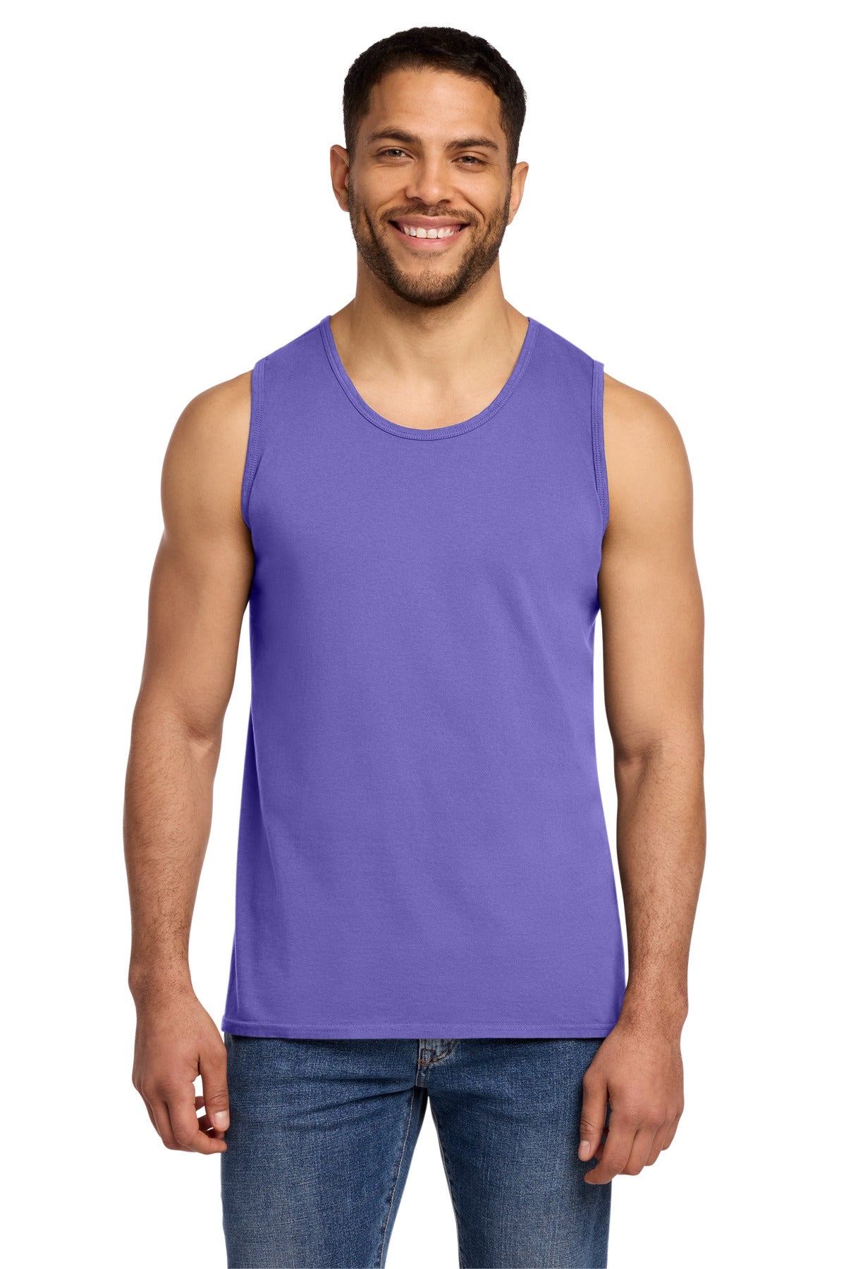 Custom Embroidery or DTF Print - Port & Co ® Beach Wash ® Garment-Dyed Tank. PC099TT