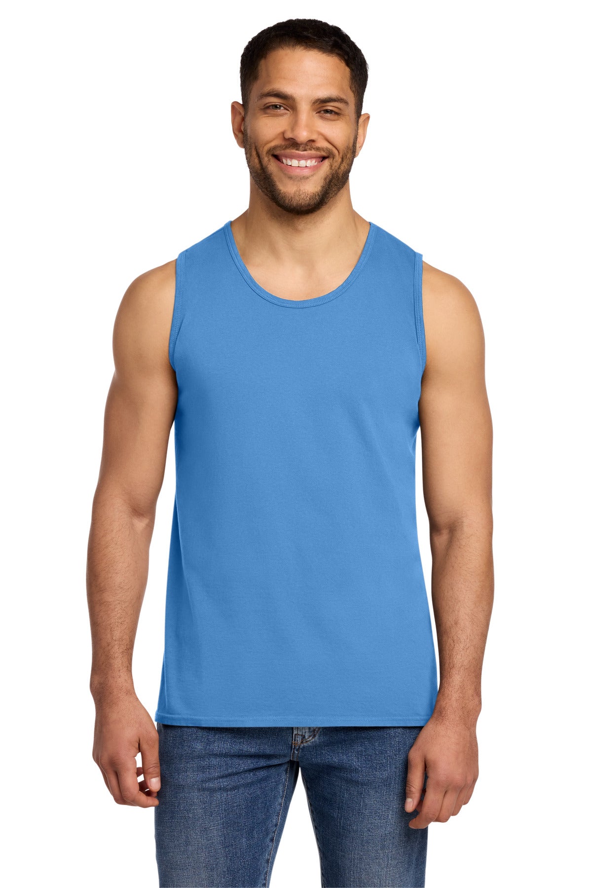 Custom Embroidery or DTF Print - Port & Co ® Beach Wash ® Garment-Dyed Tank. PC099TT