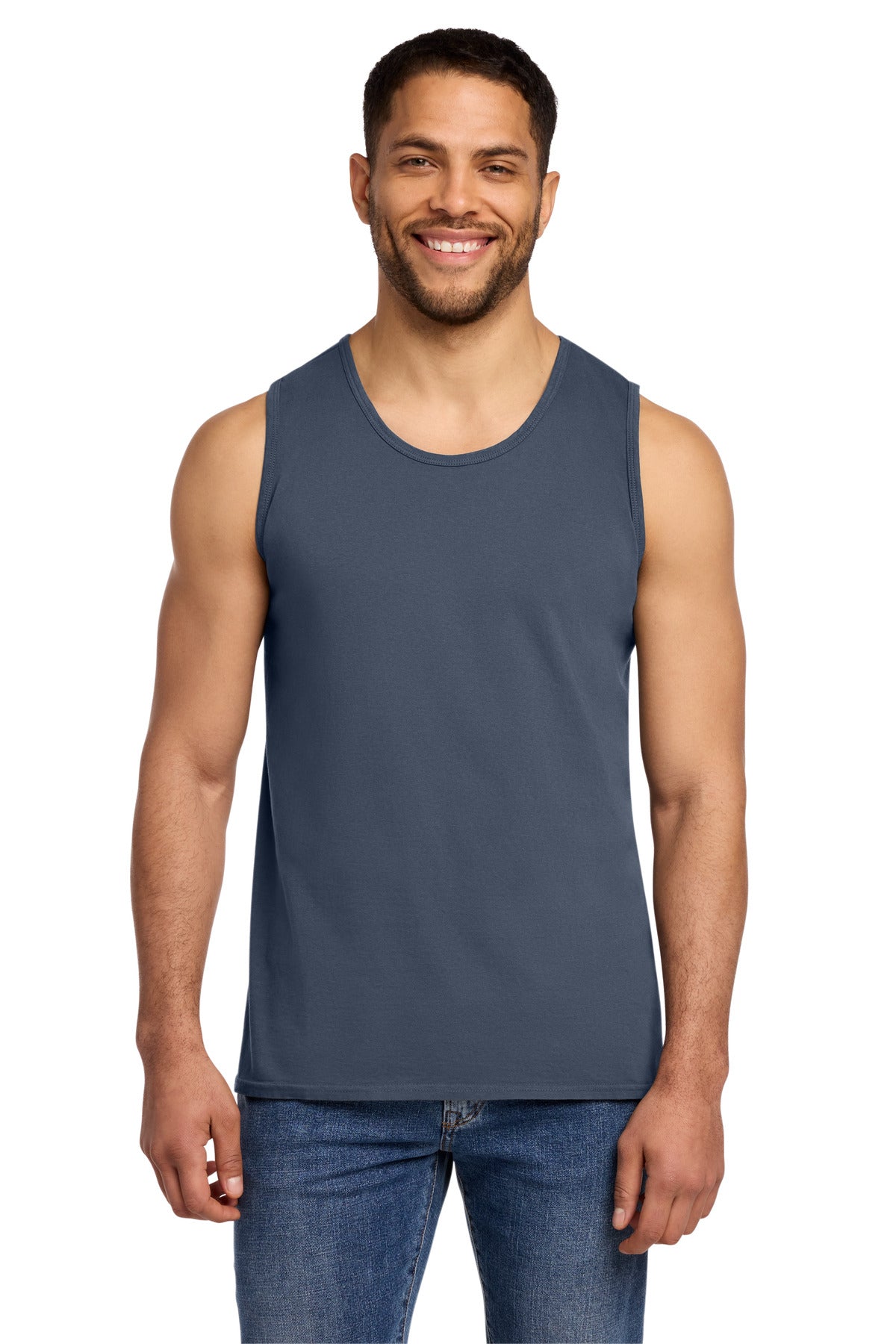 Custom Embroidery or DTF Print - Port & Co ® Beach Wash ® Garment-Dyed Tank. PC099TT