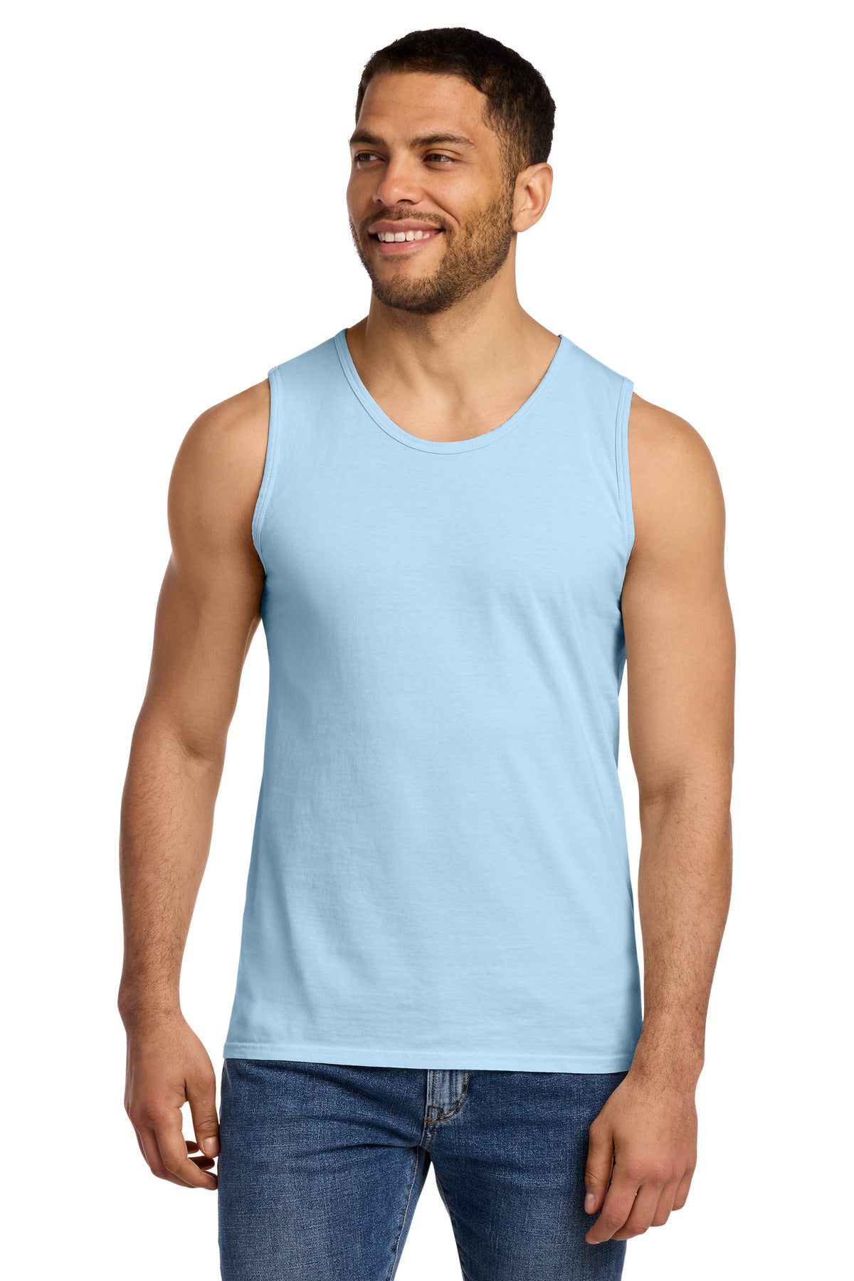 Custom Embroidery or DTF Print - Port & Co ® Beach Wash ® Garment-Dyed Tank. PC099TT
