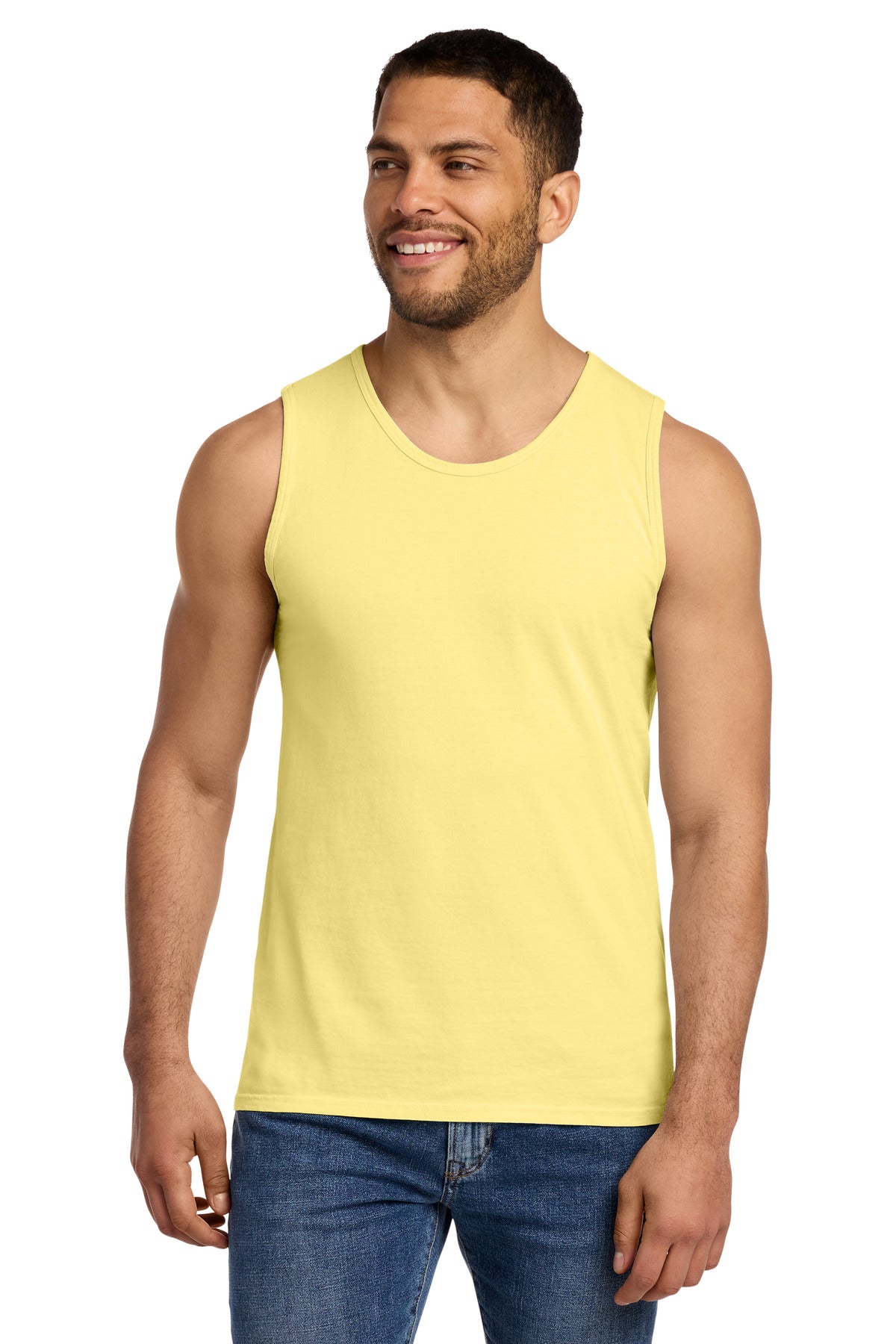 Custom Embroidery or DTF Print - Port & Co ® Beach Wash ® Garment-Dyed Tank. PC099TT