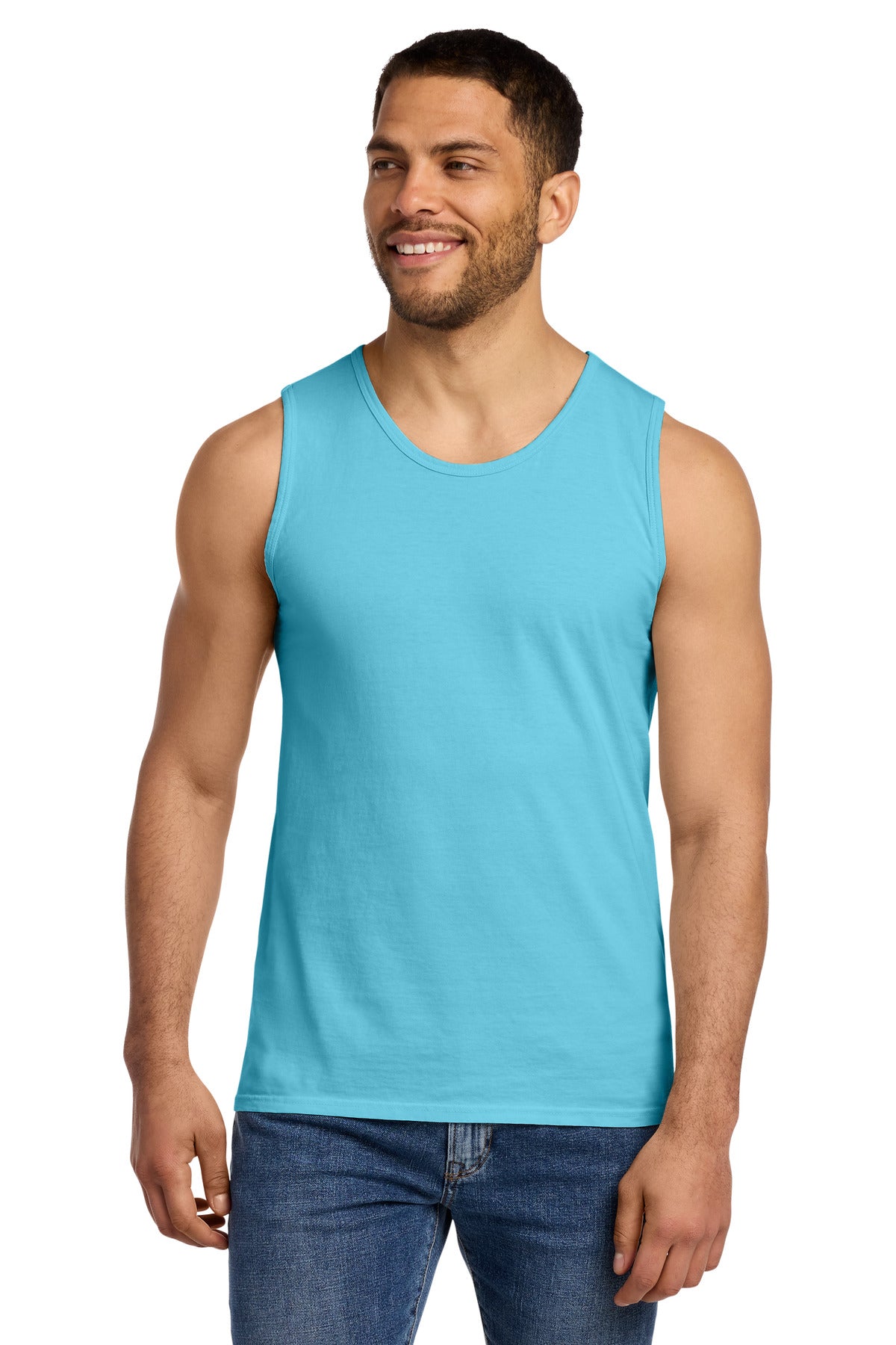 Custom Embroidery or DTF Print - Port & Co ® Beach Wash ® Garment-Dyed Tank. PC099TT