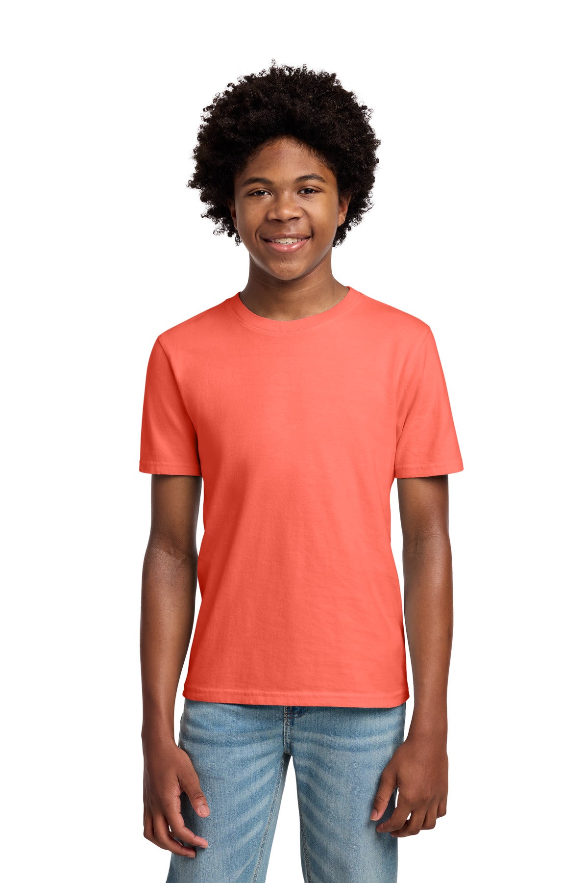 Custom Embroidery or DTF Print - Port & Co ® Youth Beach Wash ® Garment-Dyed Tee. PC099Y