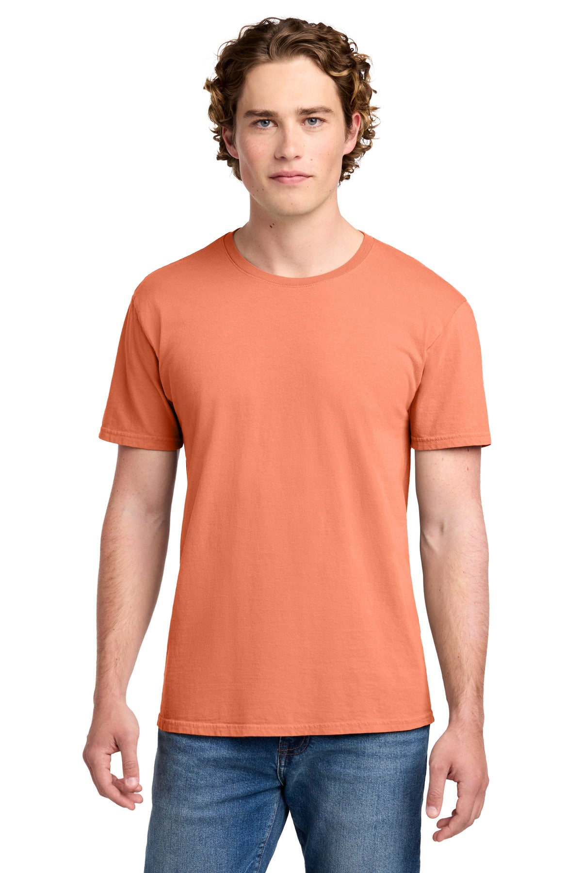 Custom Embroidery or DTF Print - Port & Co ® Beach Wash ® Garment-Dyed Tee. PC099