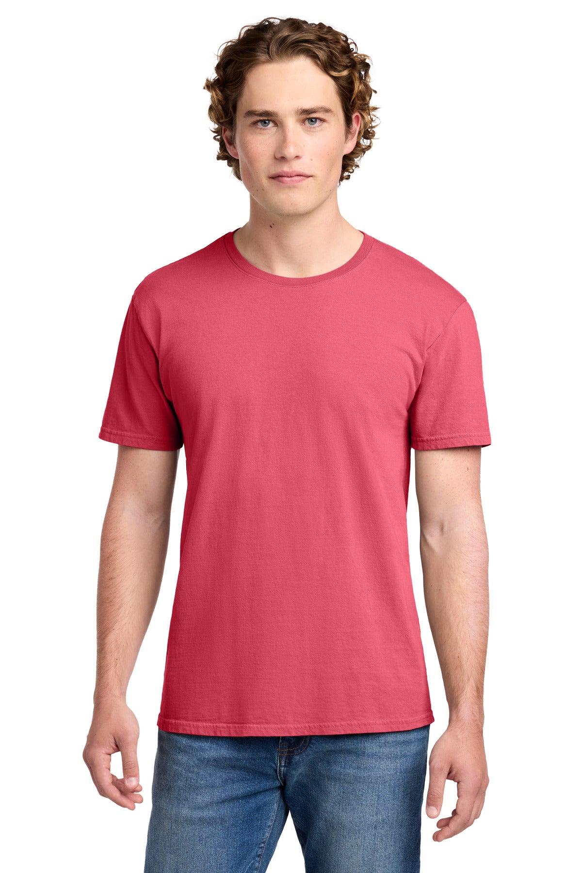 Custom Embroidery or DTF Print - Port & Co ® Beach Wash ® Garment-Dyed Tee. PC099