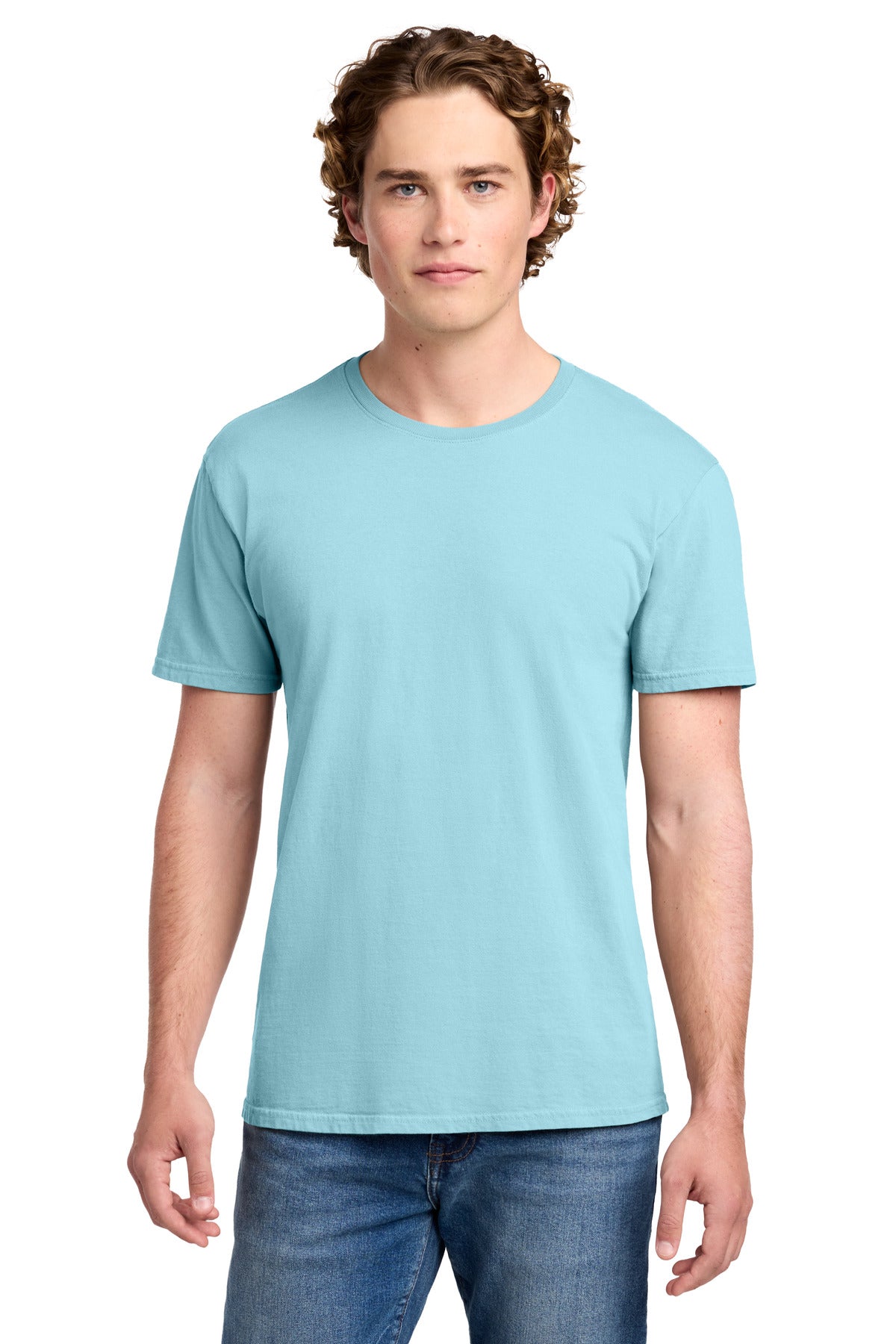 Custom Embroidery or DTF Print - Port & Co ® Beach Wash ® Garment-Dyed Tee. PC099